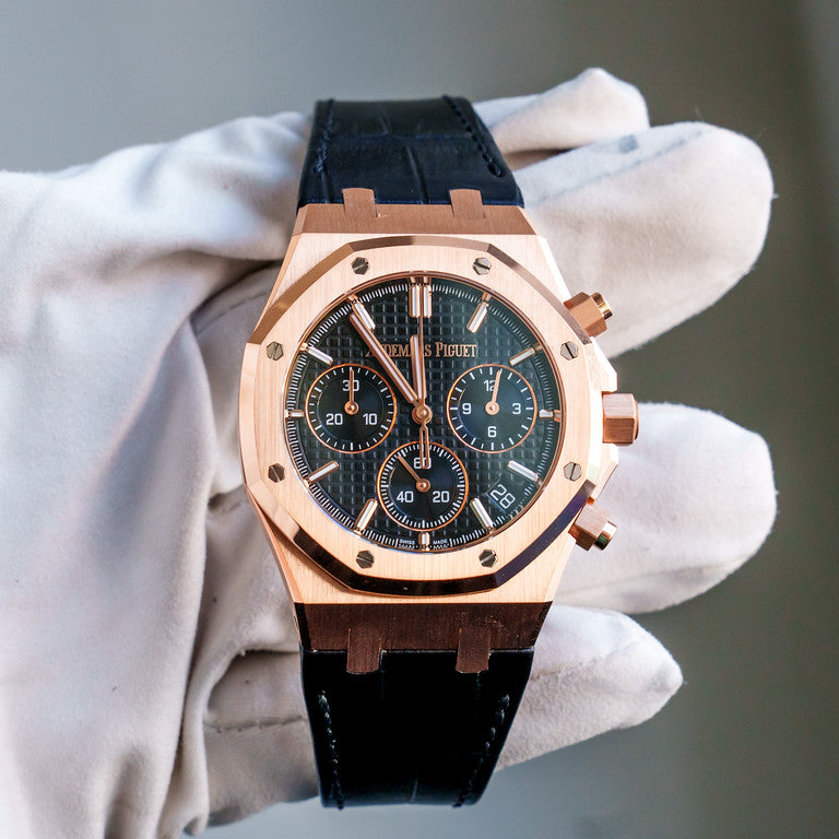 2023 Audemars Piguet Royal Oak Black Dial Chronograph 41mm 26240or