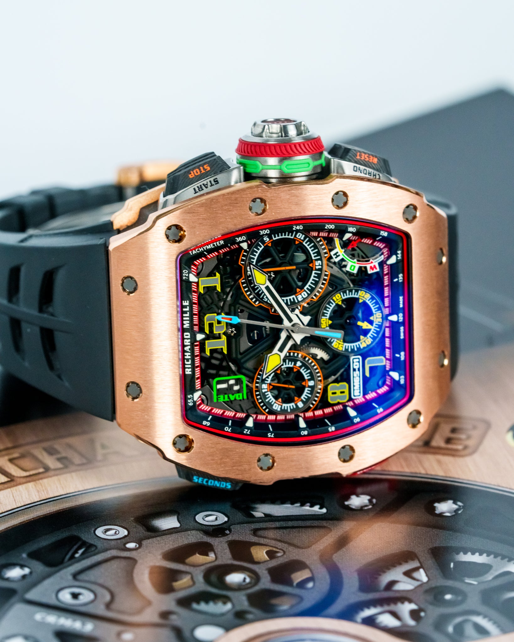 Richard Mille Unworn 2022 RM 65-01 Split-Seconds Chronograph Rose Gold