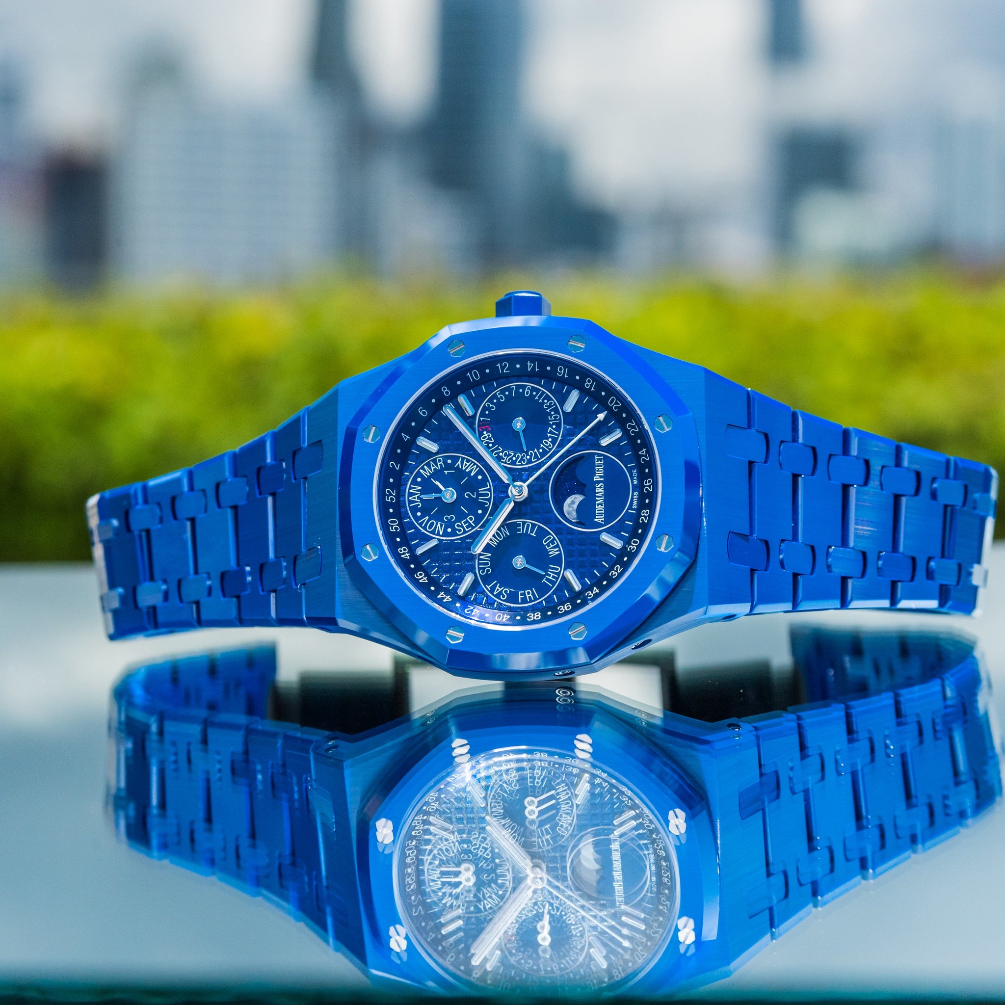 Audemars Piguet Royal Oak Perpetual Calendar Blue Ceramic