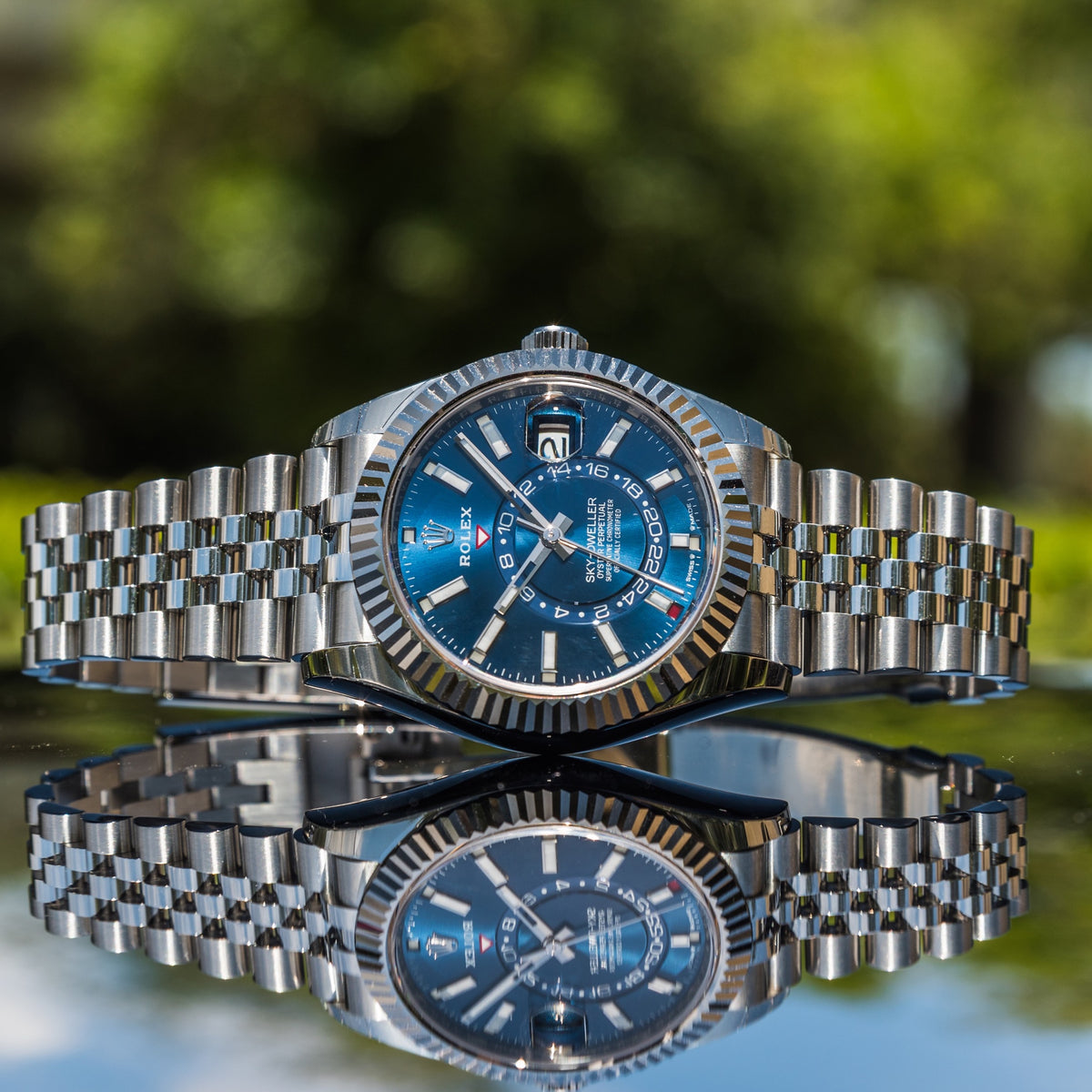 Rolex Unworn 2023 Sky-Dweller 336934 Blue Dial on Jubilee