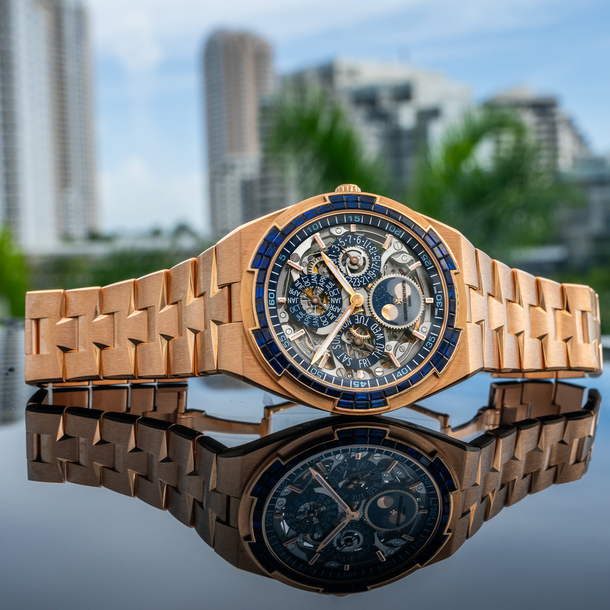 2026 Vacheron Constantin 4307V/220R-237C Overseas Perpetual Calendar Ultra Thin Skeleton 41.5mm