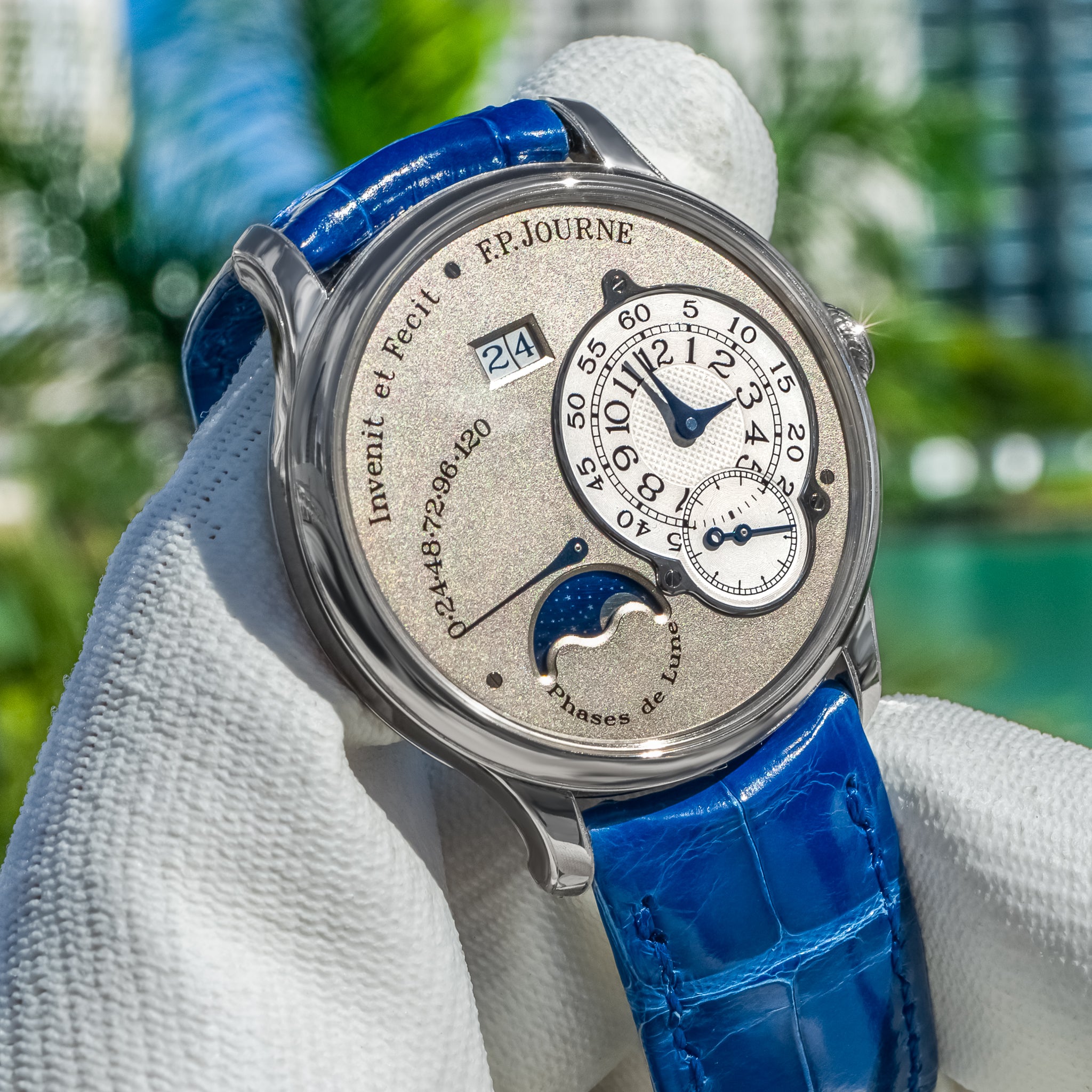 F.P. Journe Octa Lune Platinum Brass Movement 38mm