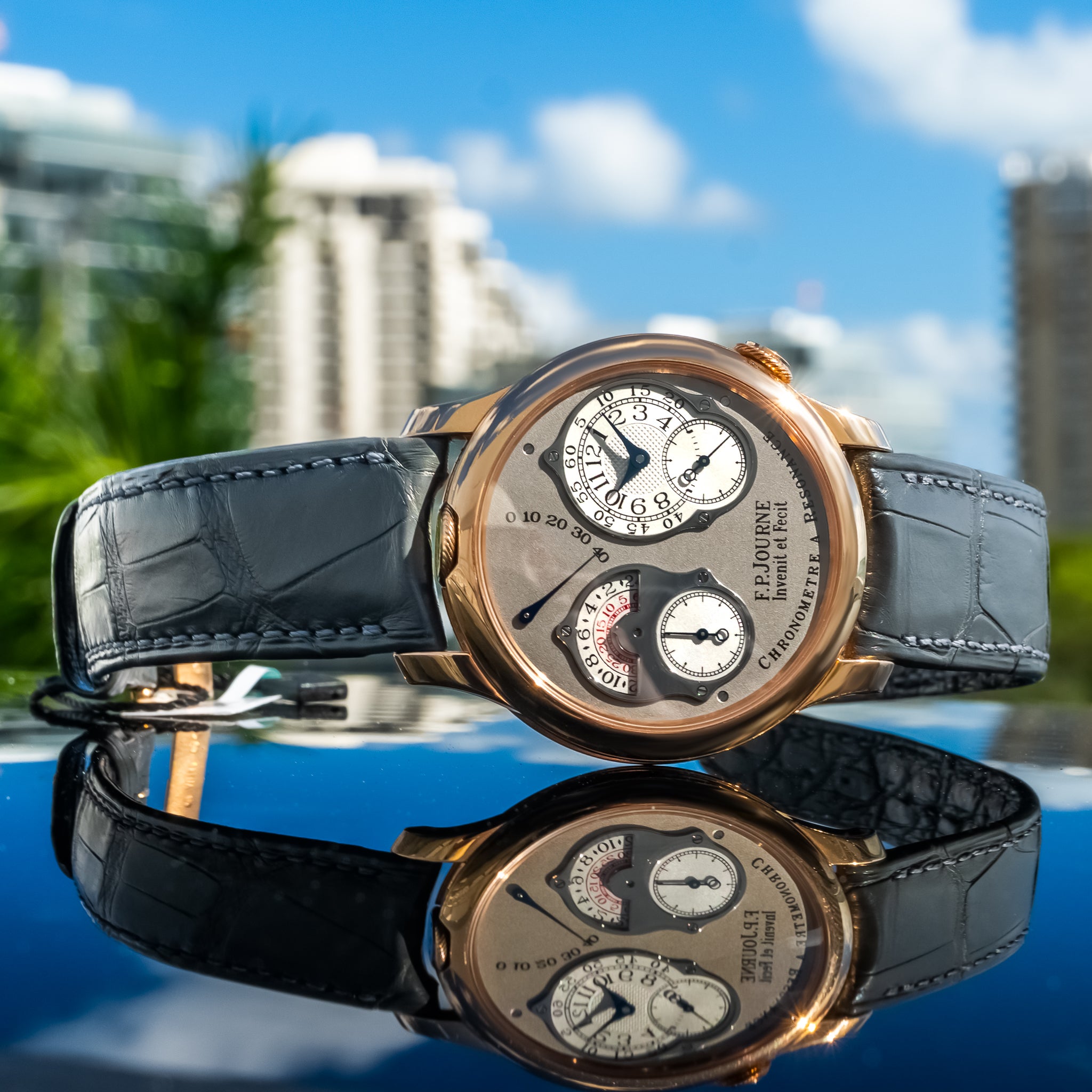 F.P. Journe Chronomètre À Résonance 'Parking Meter' Rose Gold 40mm