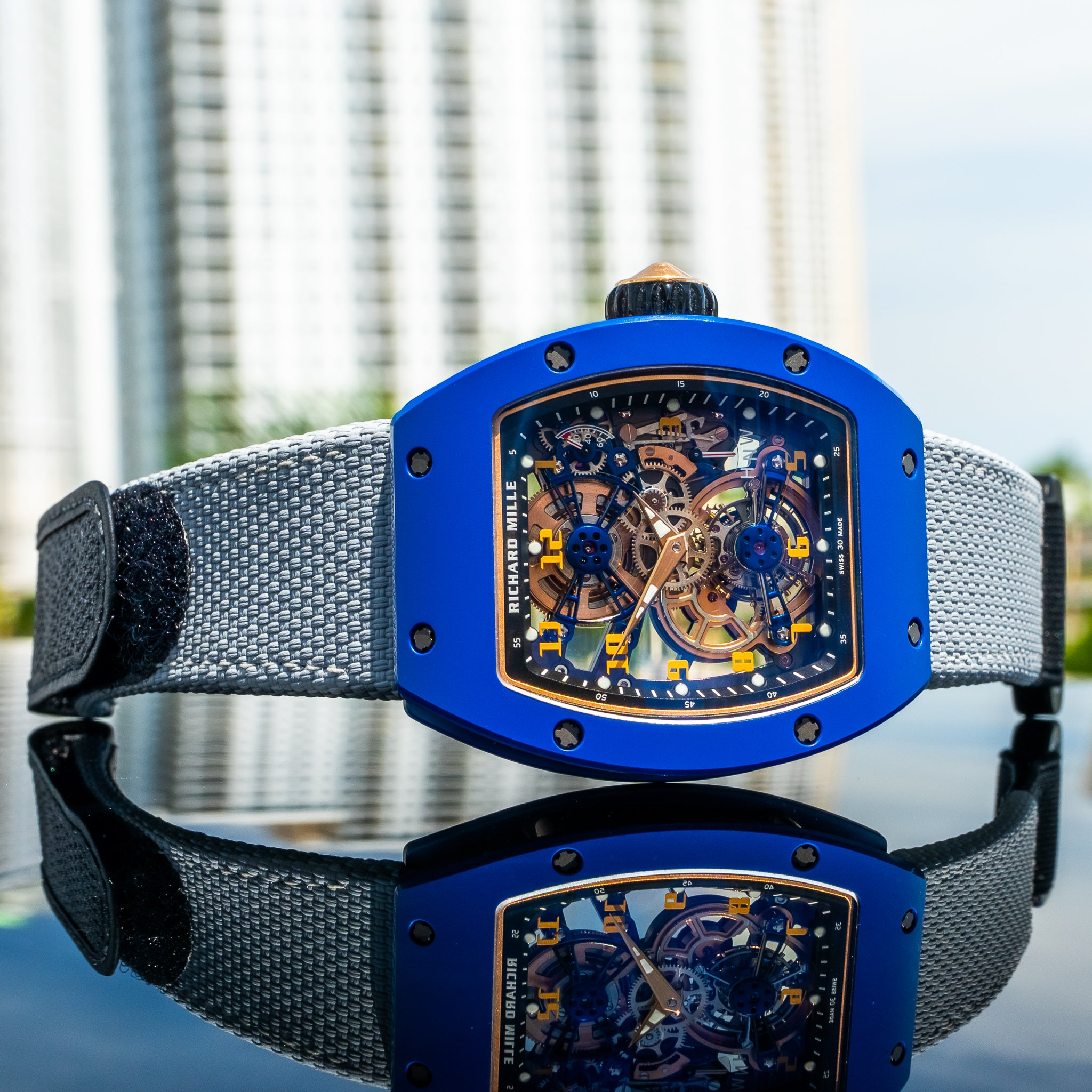 2023 Richard Mille RM17-02 Blue Ceramic Manual Winding Tourbillon