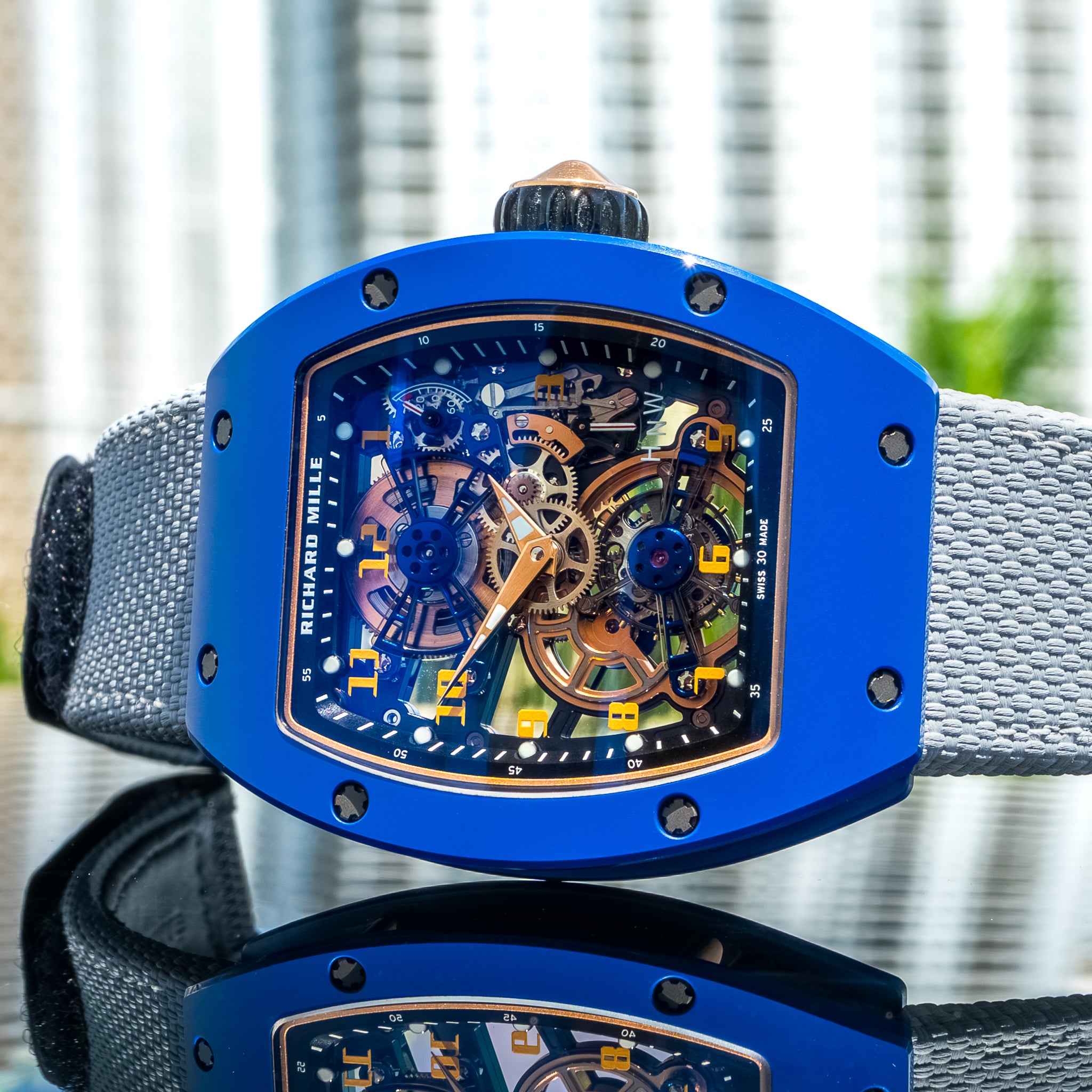 2023 Richard Mille RM17-02 Blue Ceramic Manual Winding Tourbillon