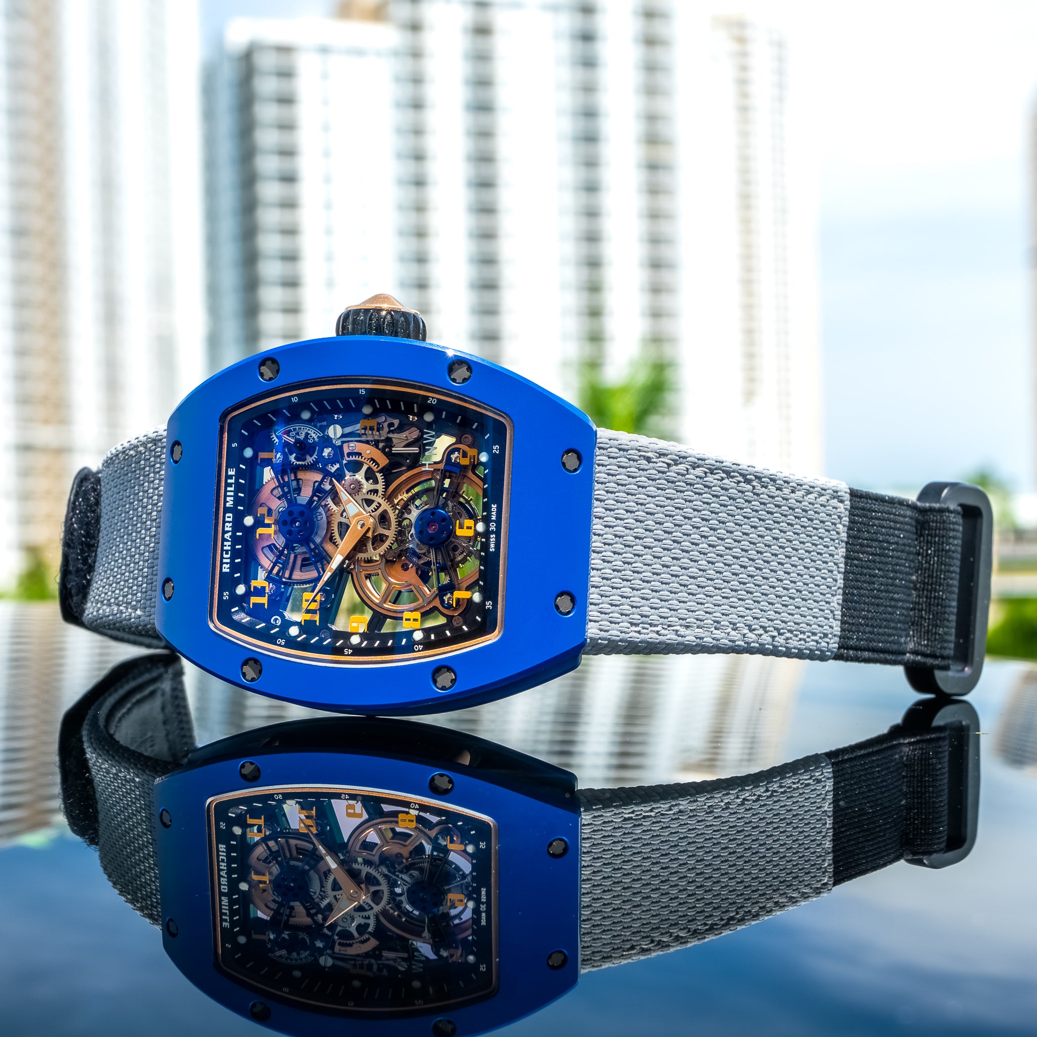 2023 Richard Mille RM17-02 Blue Ceramic Manual Winding Tourbillon