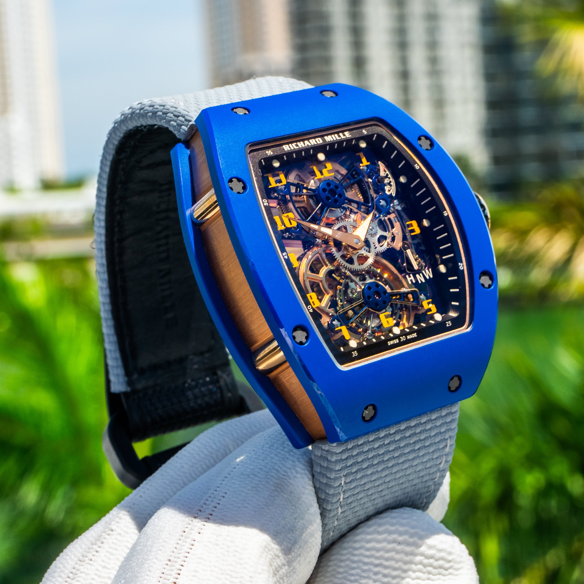 2023 Richard Mille RM17-02 Blue Ceramic Manual Winding Tourbillon