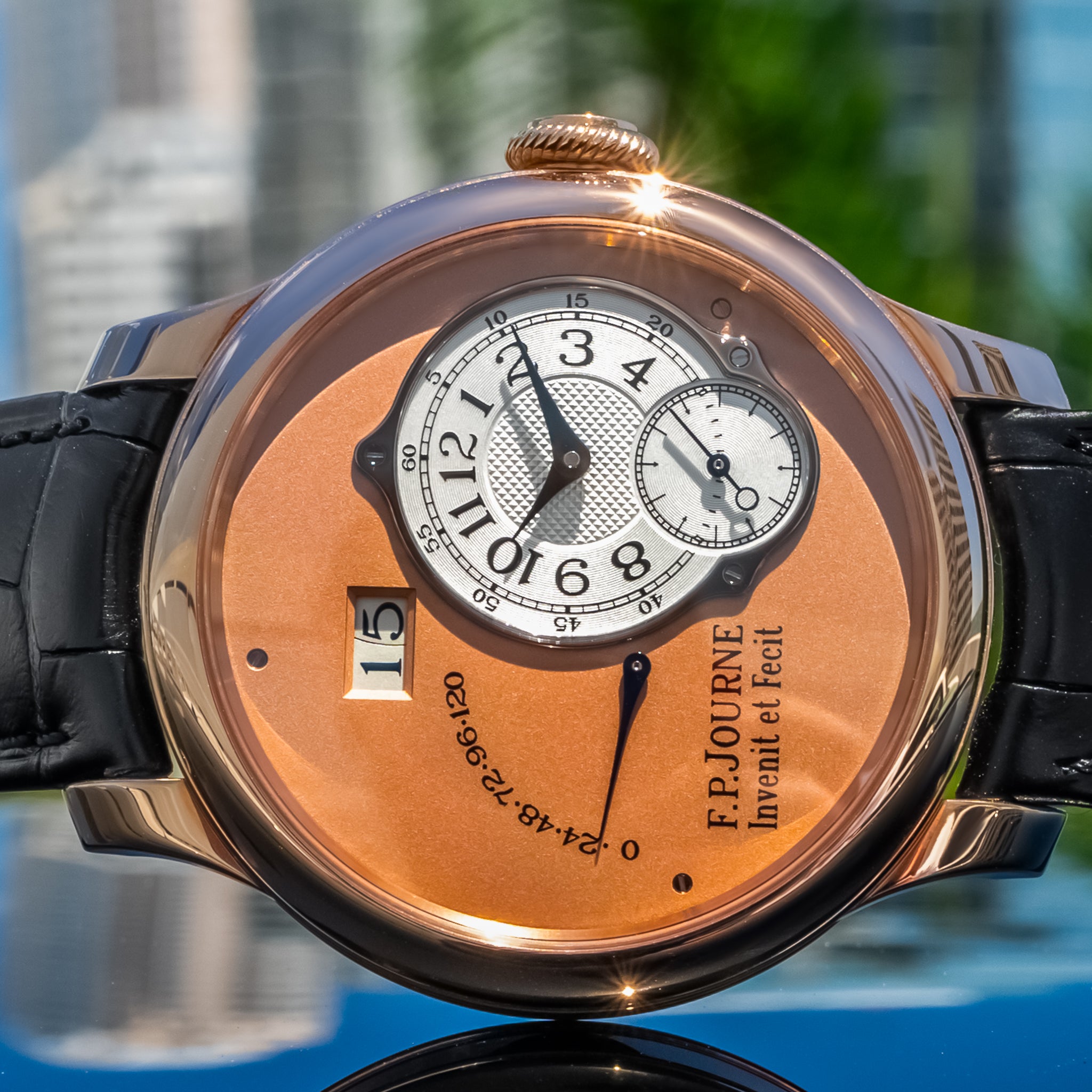 F.P. Journe Octa Automatique Rose Gold Salmon Dial 42mm