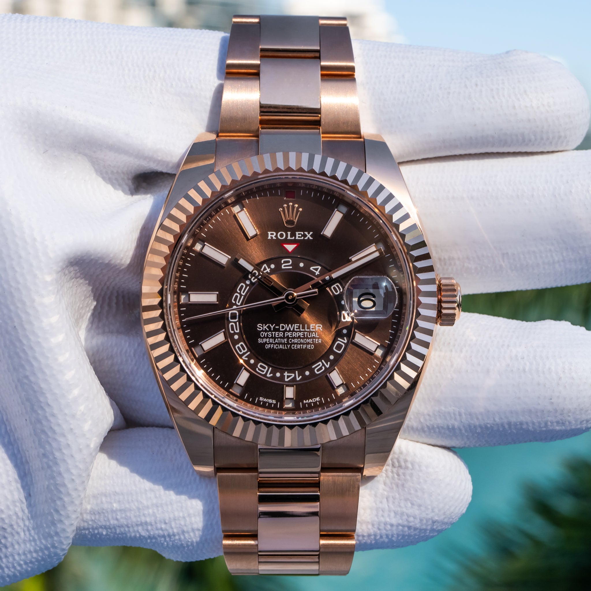 Rolex 2022 Sky-Dweller 336935 Chocolate