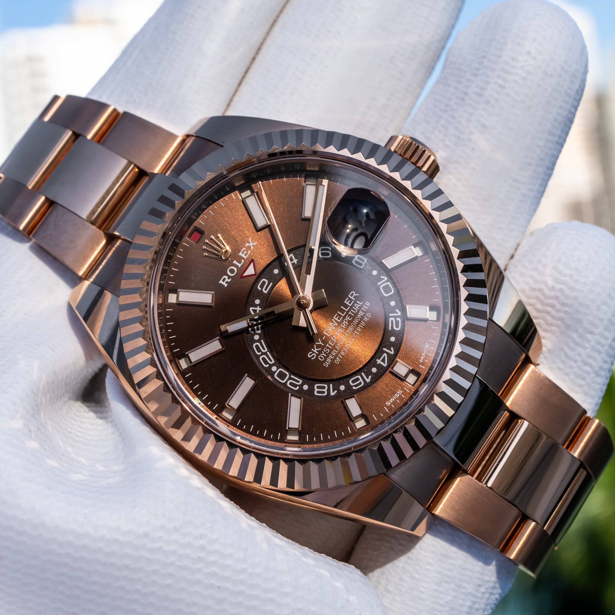 Rolex 2022 Sky-Dweller 336935 Chocolate