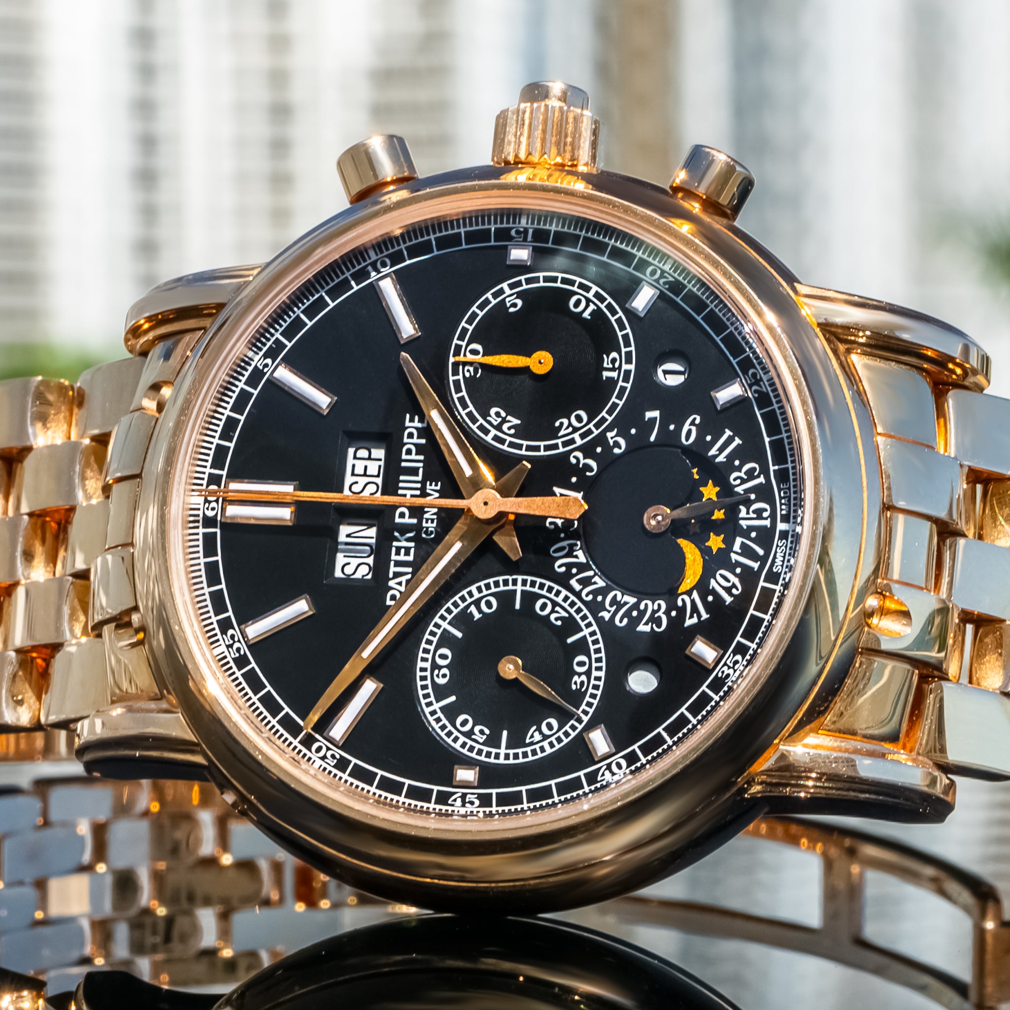 2017 Patek Philippe 5204/1r-001 Grand Complications Perpetual Calendar Split-Seconds Chronograph 40mm