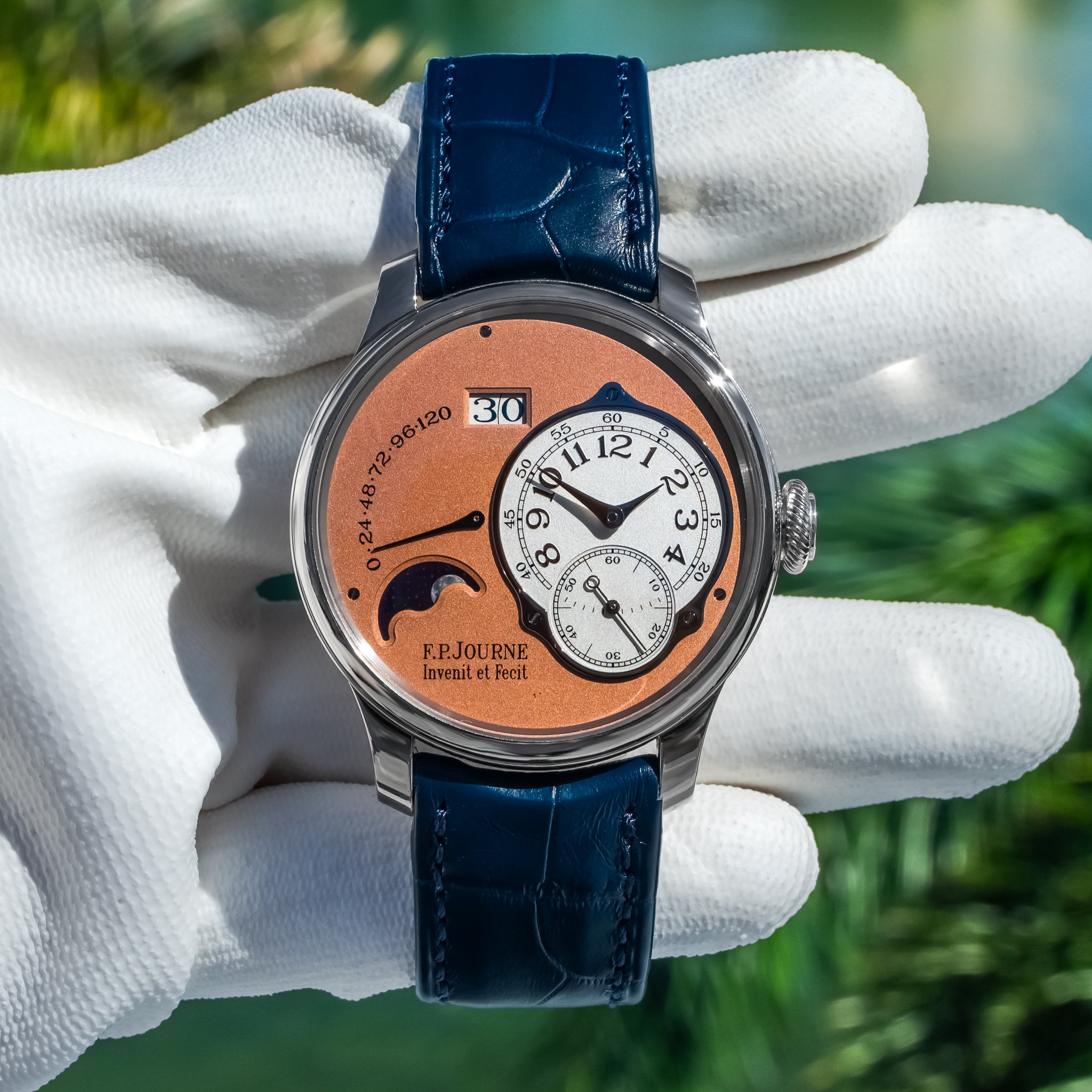 F.P. Journe Octa Lune Platinum Salmon 40mm