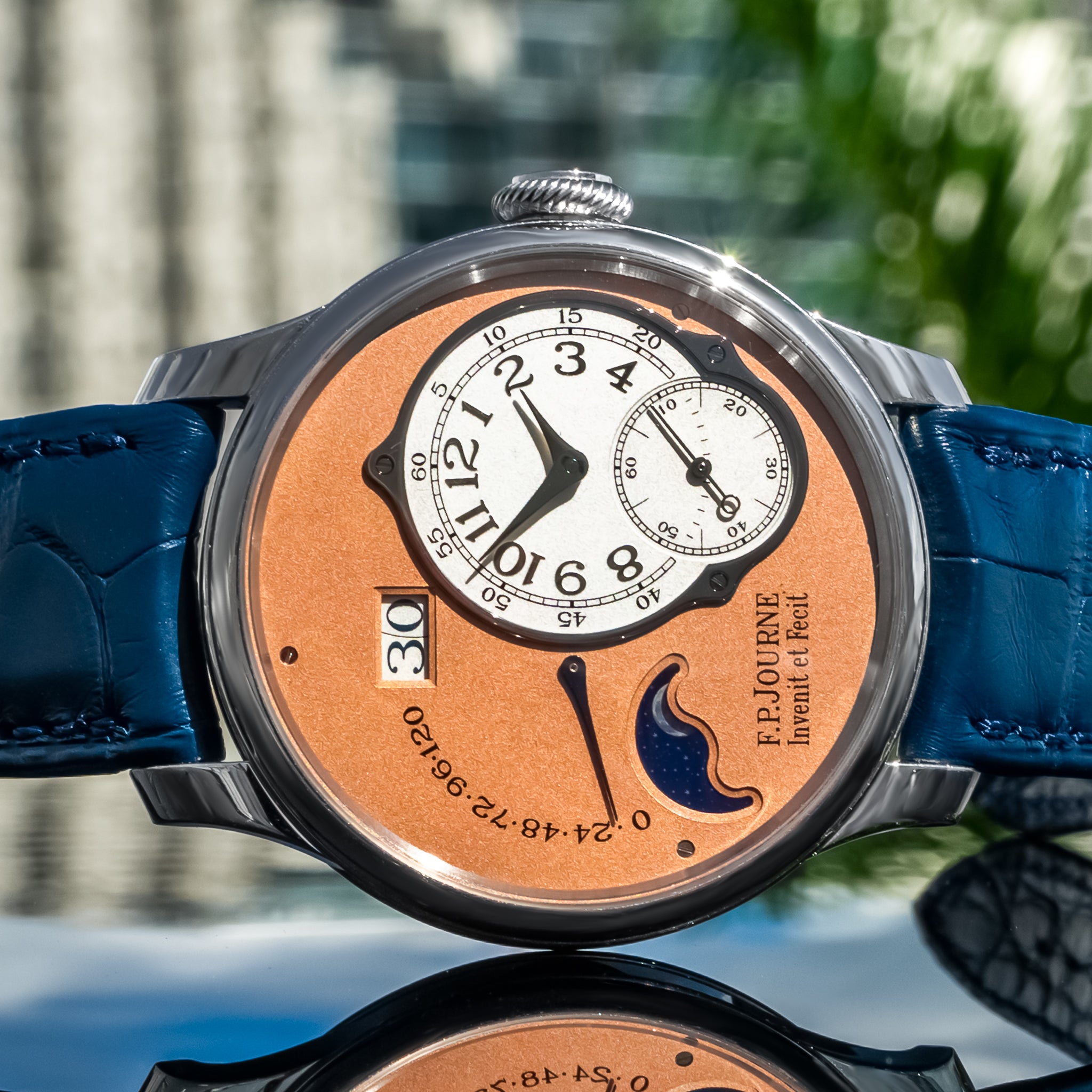 F.P. Journe Octa Lune Platinum Salmon 40mm