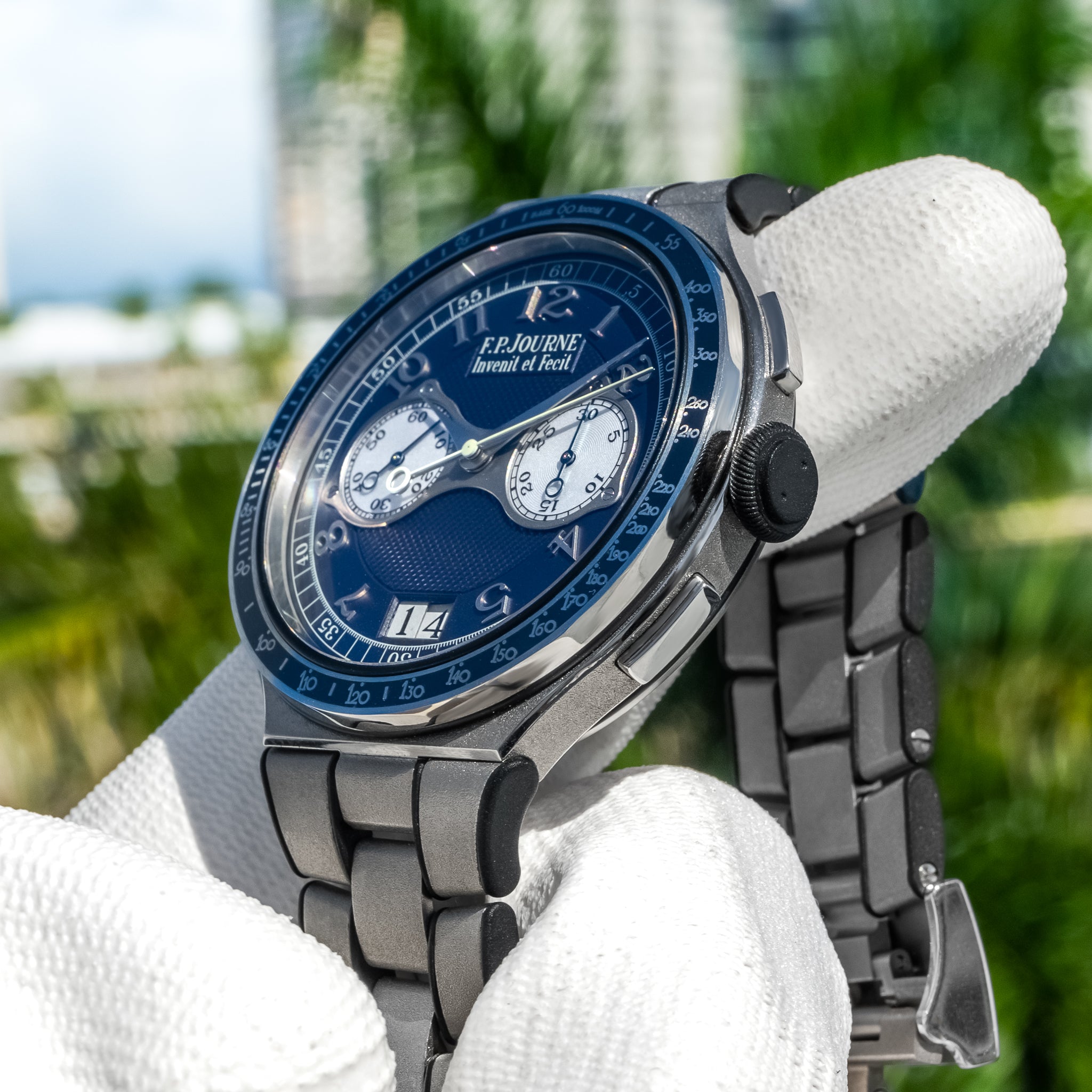F.P. Journe LineSport Chronograph Monopoussoir Rattrapante Platinum 44mm