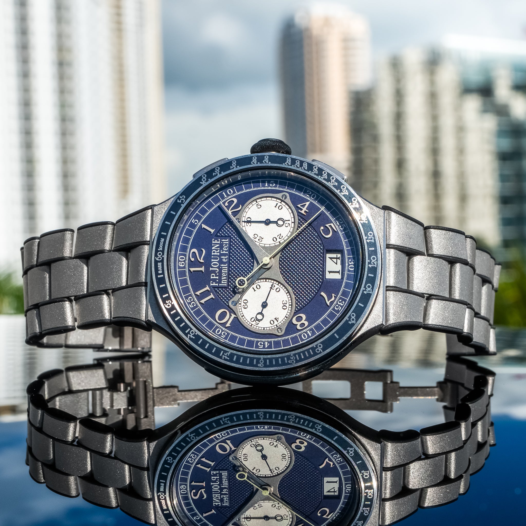 F.P. Journe LineSport Chronograph Monopoussoir Rattrapante Platinum 44mm