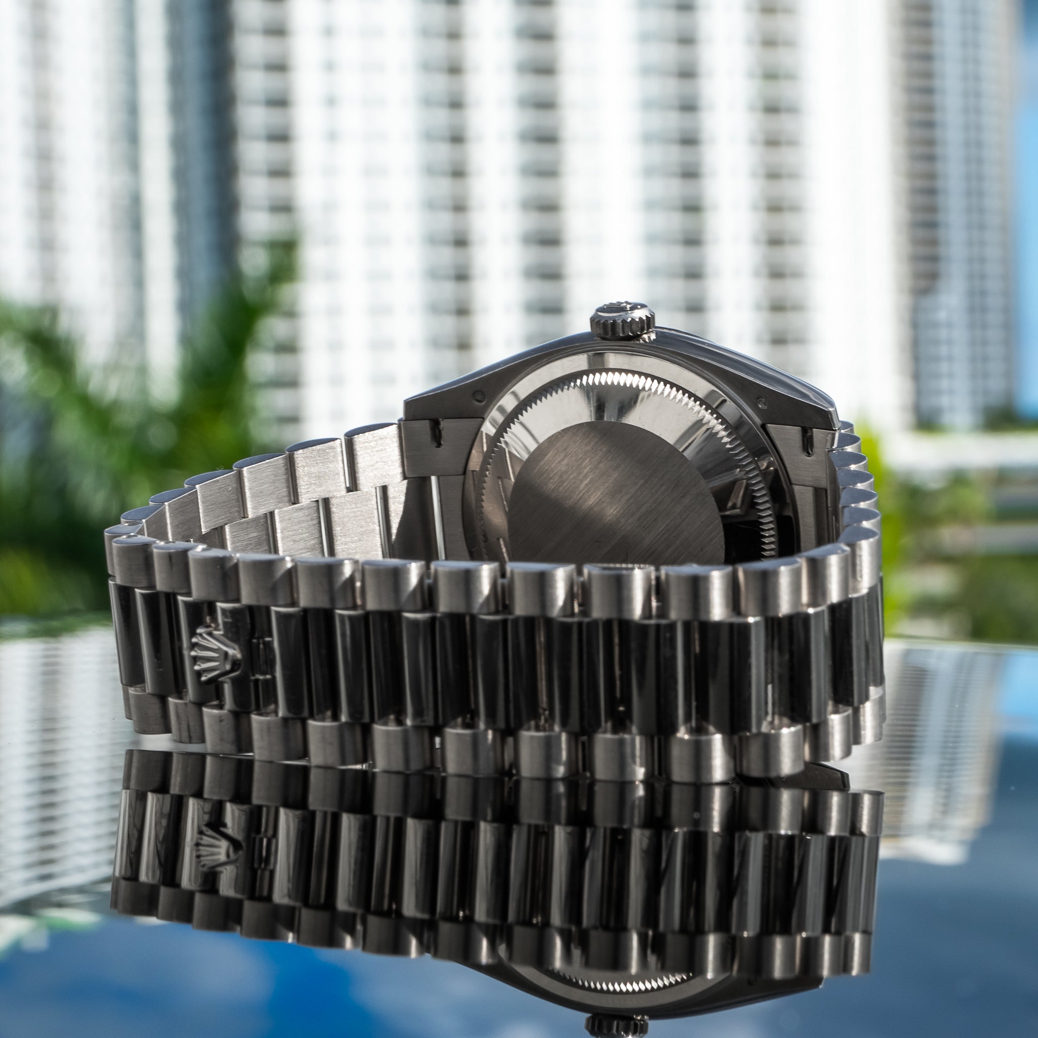 Rolex Day-Date 128239 "Puzzle" White Gold 36mm