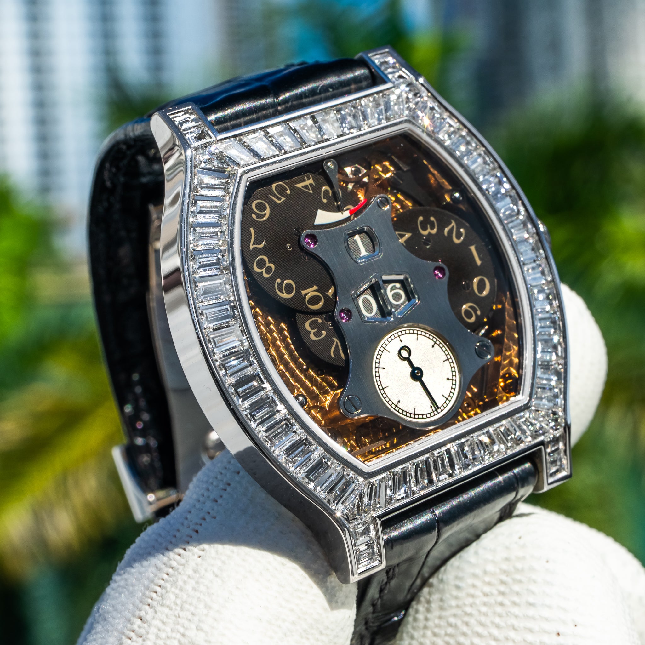 F.P. Journe Vagabondage II Platinum Baguette