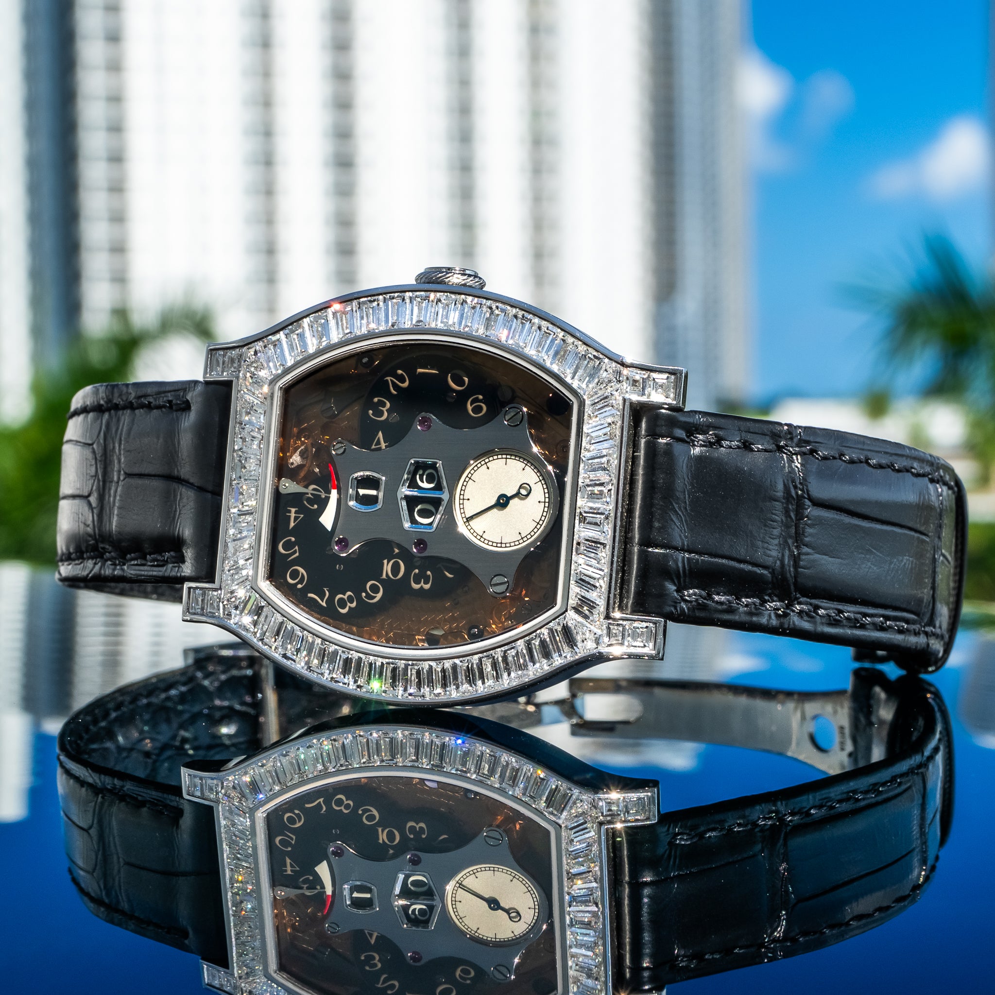 F.P. Journe Vagabondage II Platinum Baguette