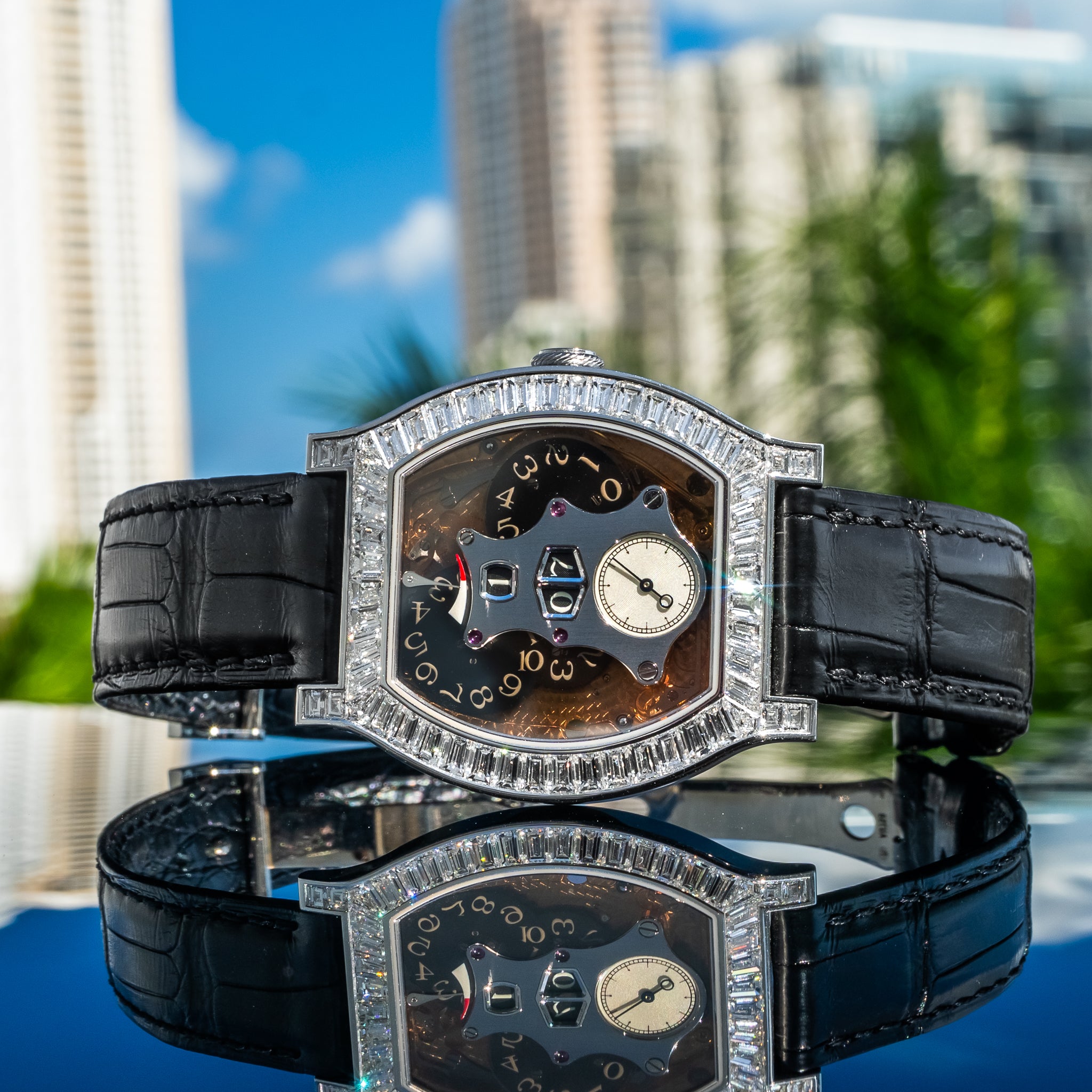 F.P. Journe Vagabondage II Platinum Baguette