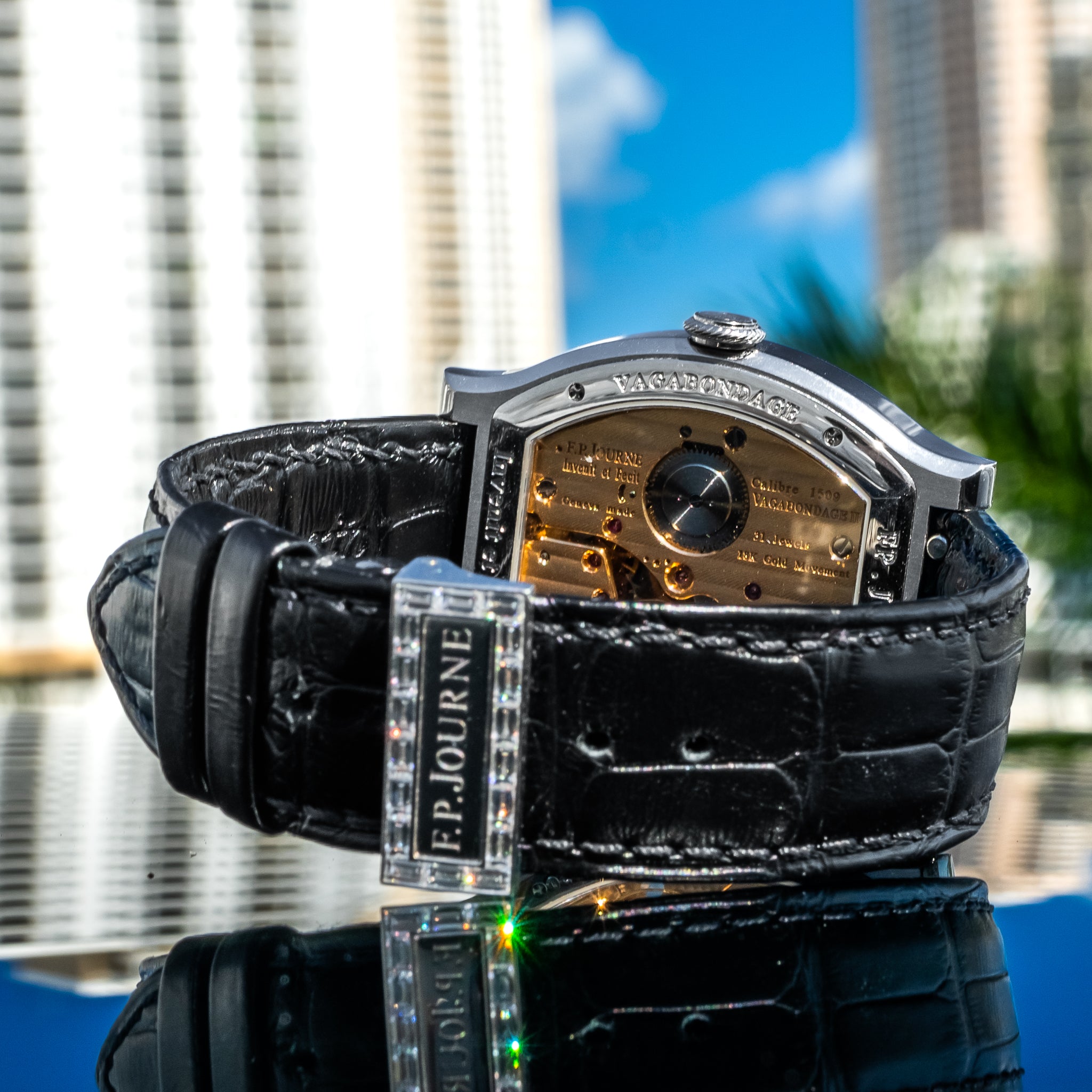 F.P. Journe Vagabondage II Platinum Baguette