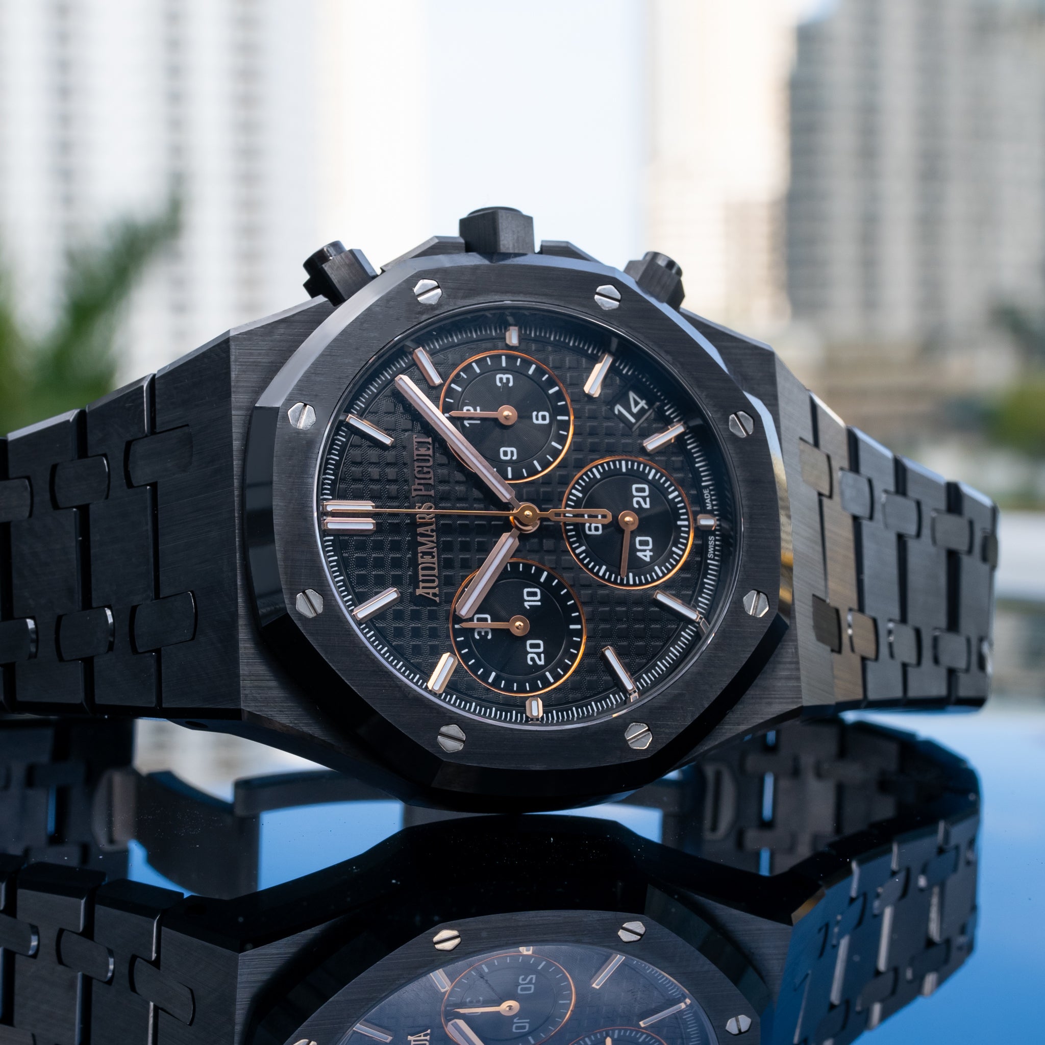 2024 Audemars Piguet Royal Oak Black Dial Ceramic Chronograph 26240CE