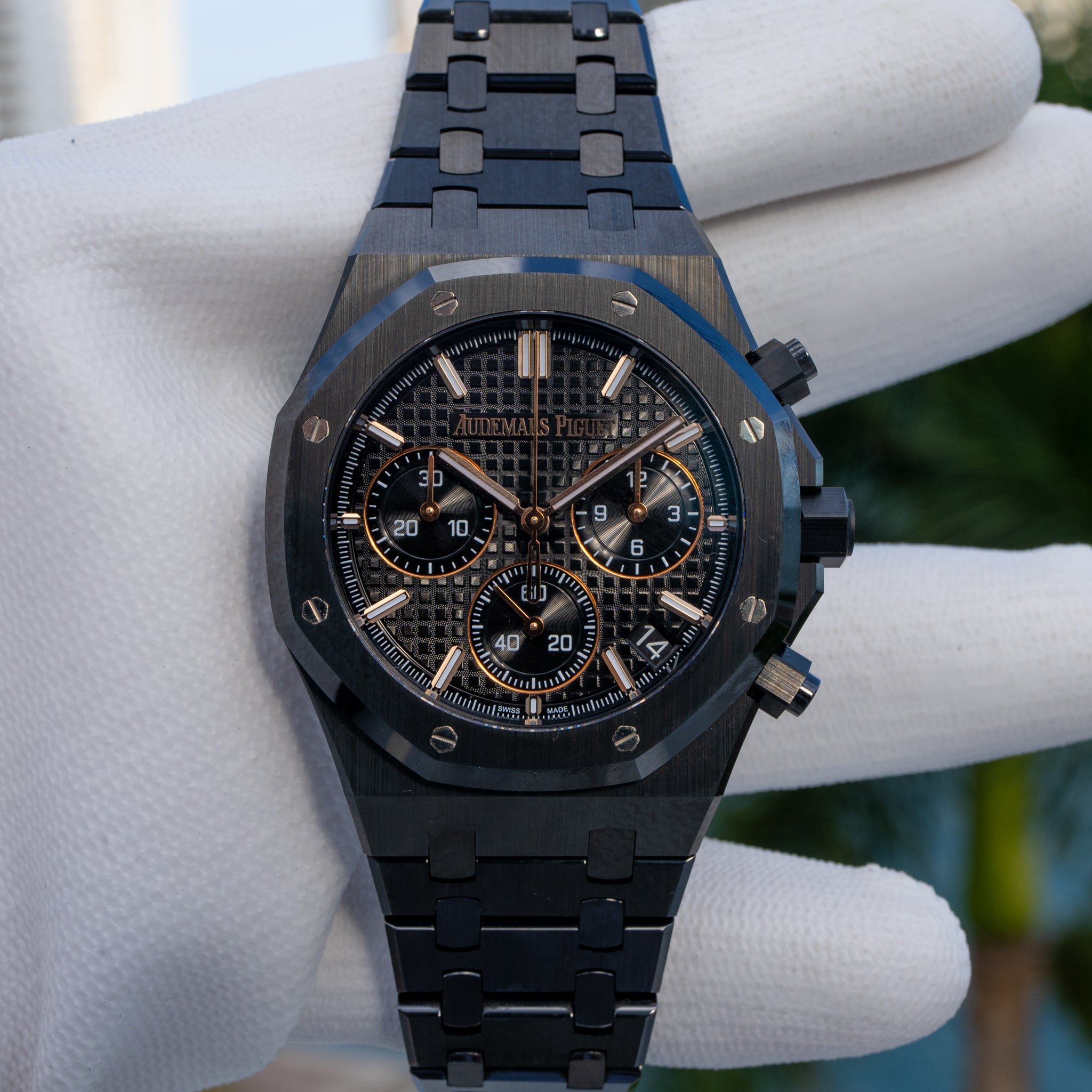 2024 Audemars Piguet Royal Oak Black Dial Ceramic Chronograph 26240CE