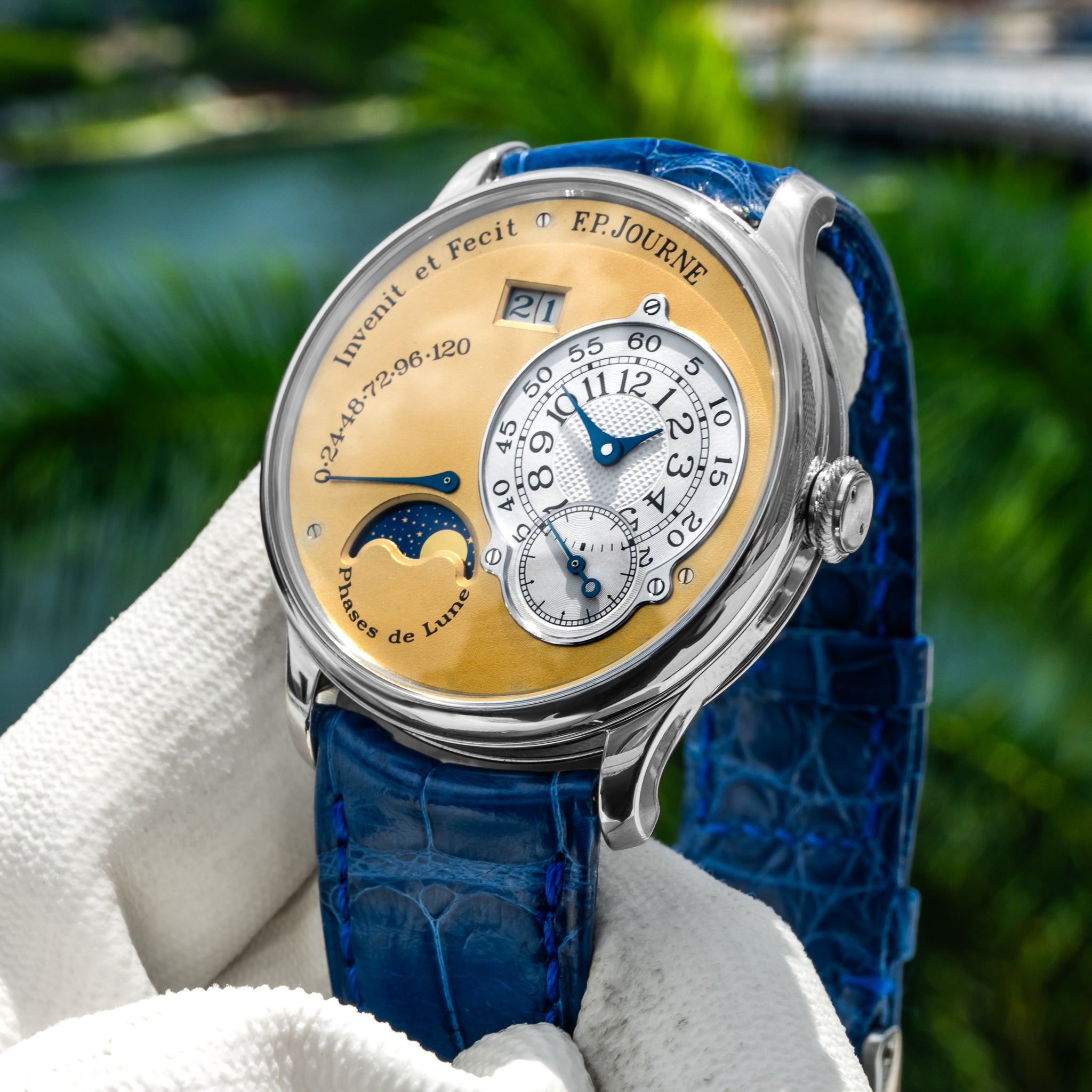 F.P. Journe Octa Lune Platinum Brass Movement 38mm