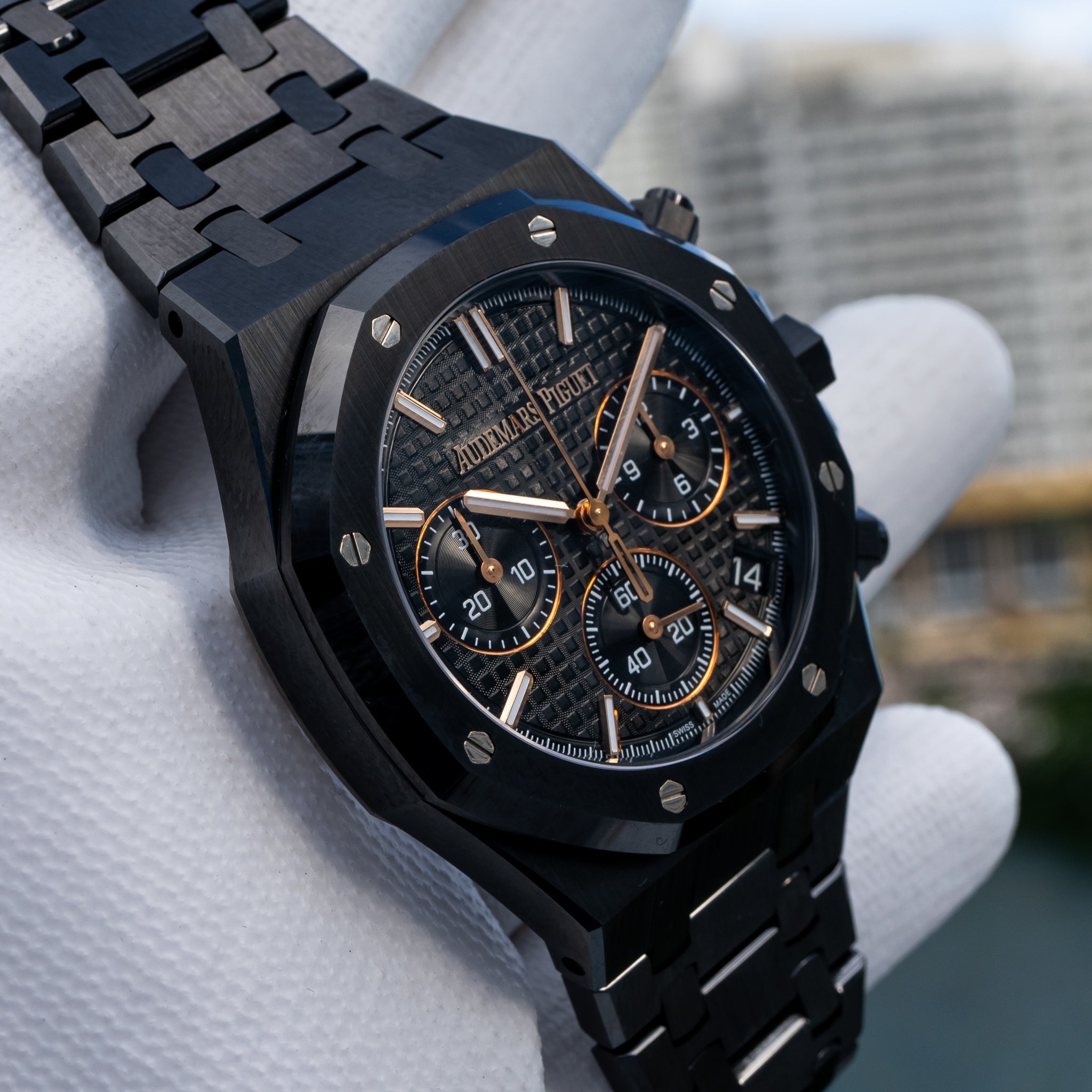 2024 Audemars Piguet Royal Oak Black Dial Ceramic Chronograph 26240CE