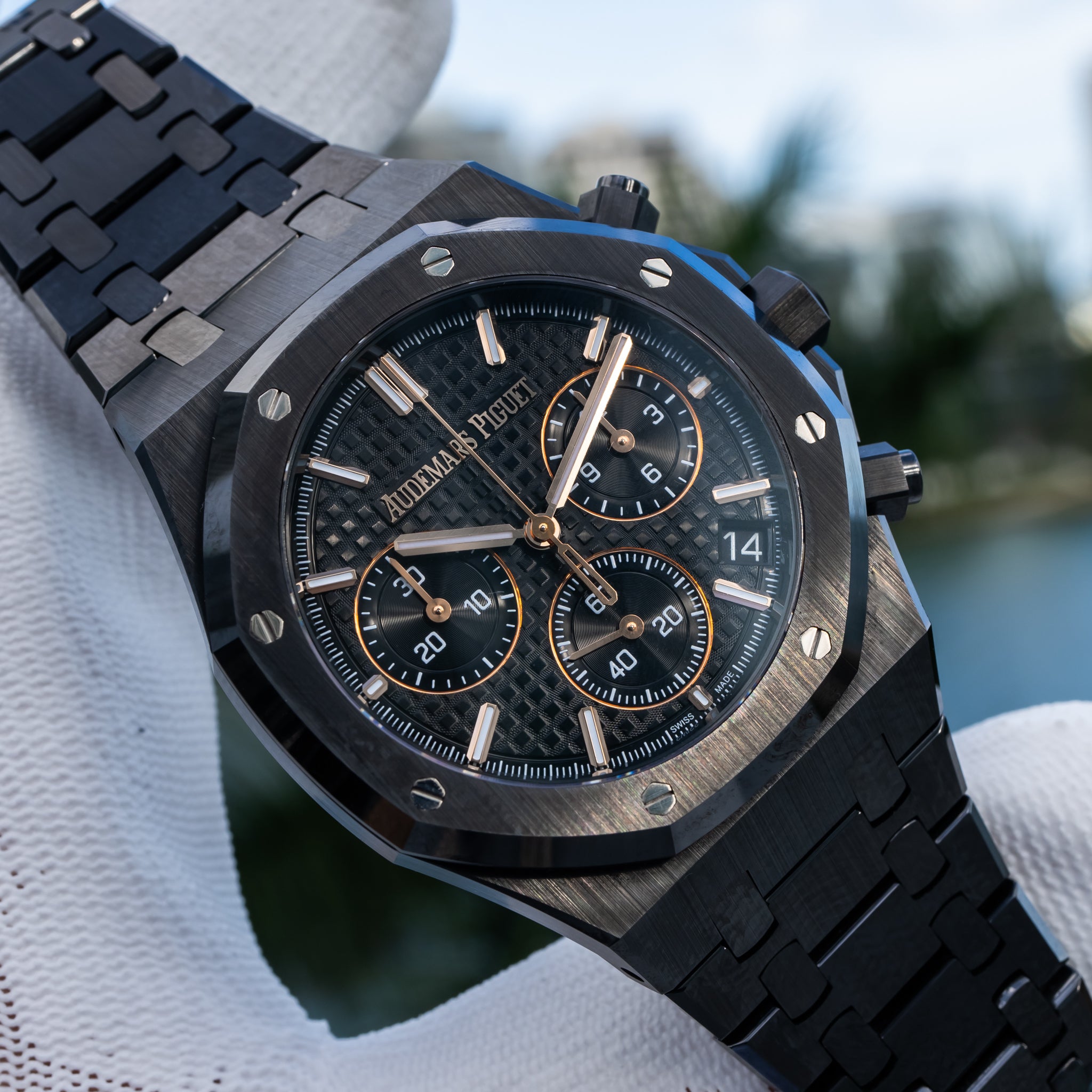 2024 Audemars Piguet Royal Oak Black Dial Ceramic Chronograph 26240CE