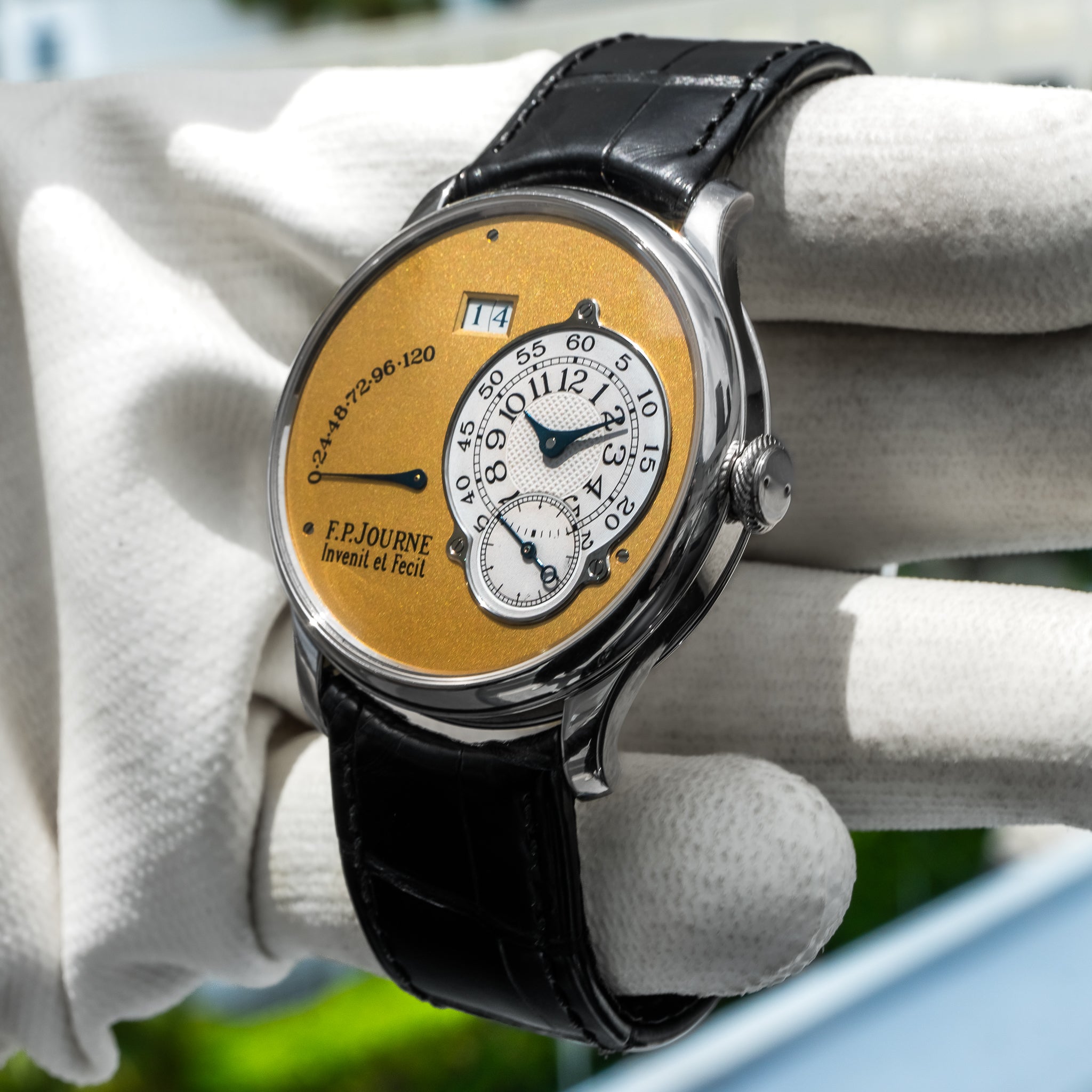 F.P. Journe Octa Reserve De Marche Platinum Brass Movement 38mm
