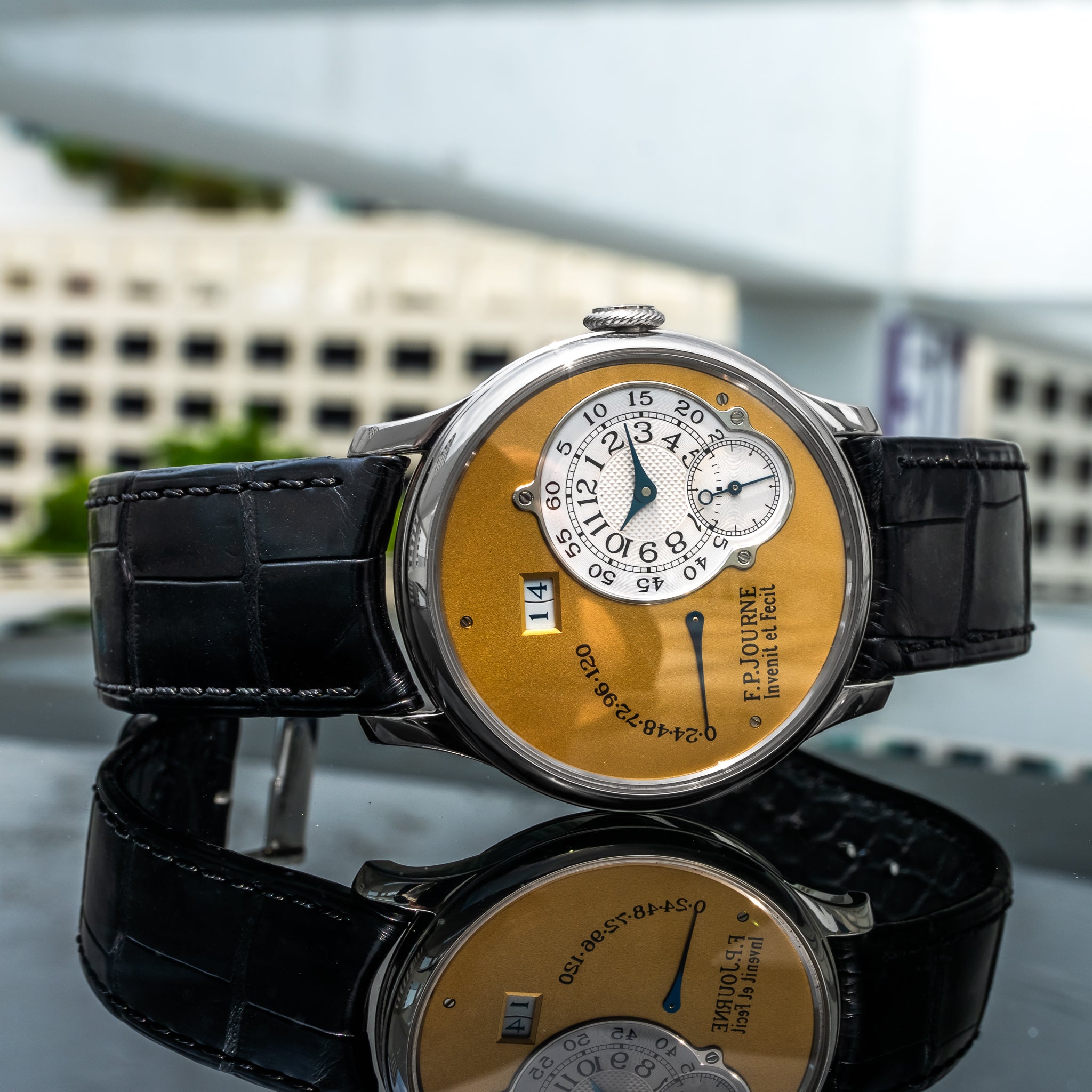 F.P. Journe Octa Reserve De Marche Platinum Brass Movement 38mm