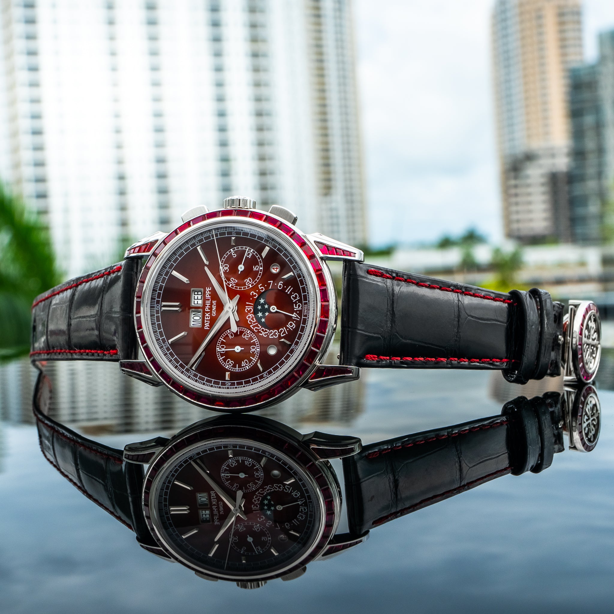 Patek Philippe Grand Complications 5271/12p Perpetual Calendar Chronograph Ruby 41mm