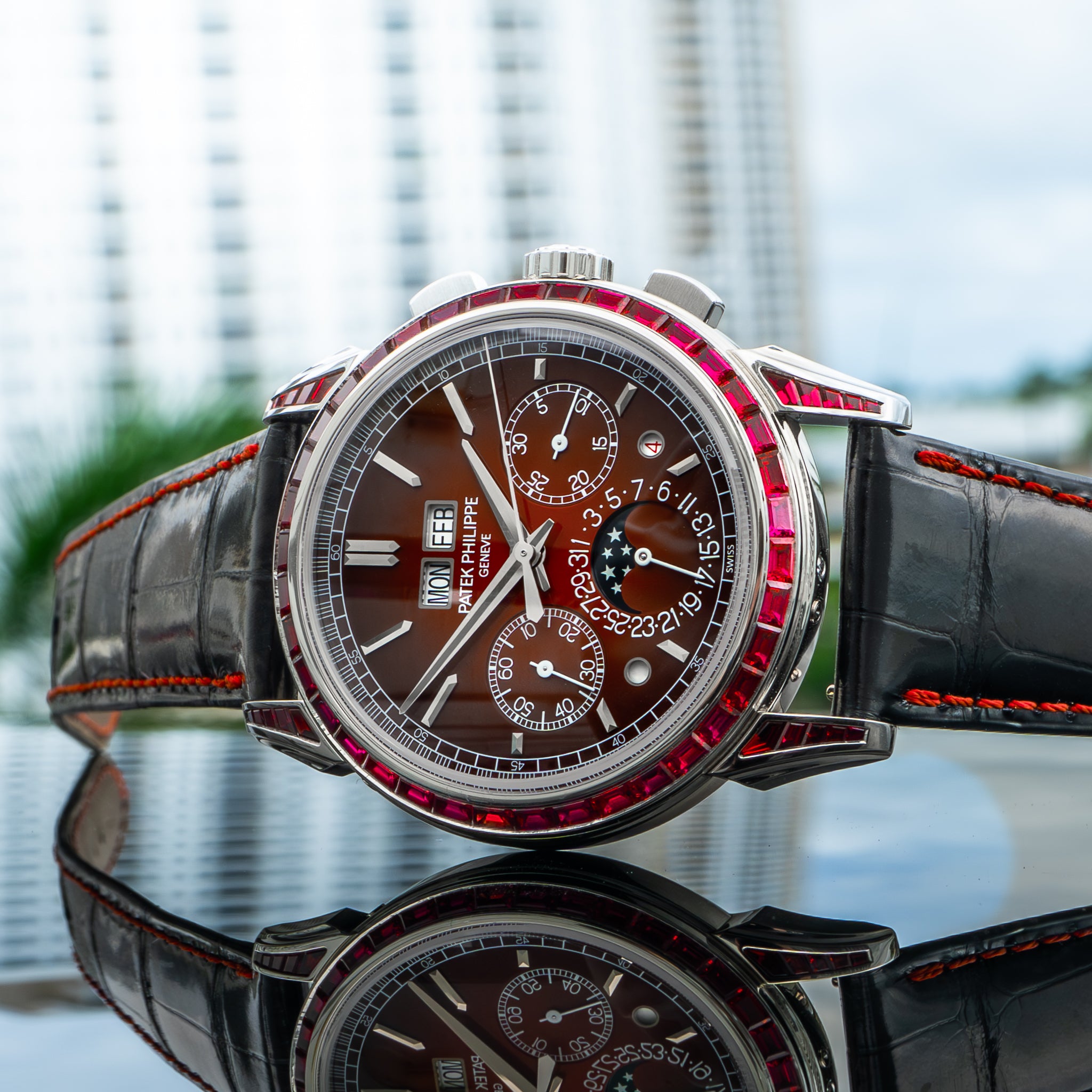 Patek Philippe Grand Complications 5271/12p Perpetual Calendar Chronograph Ruby 41mm