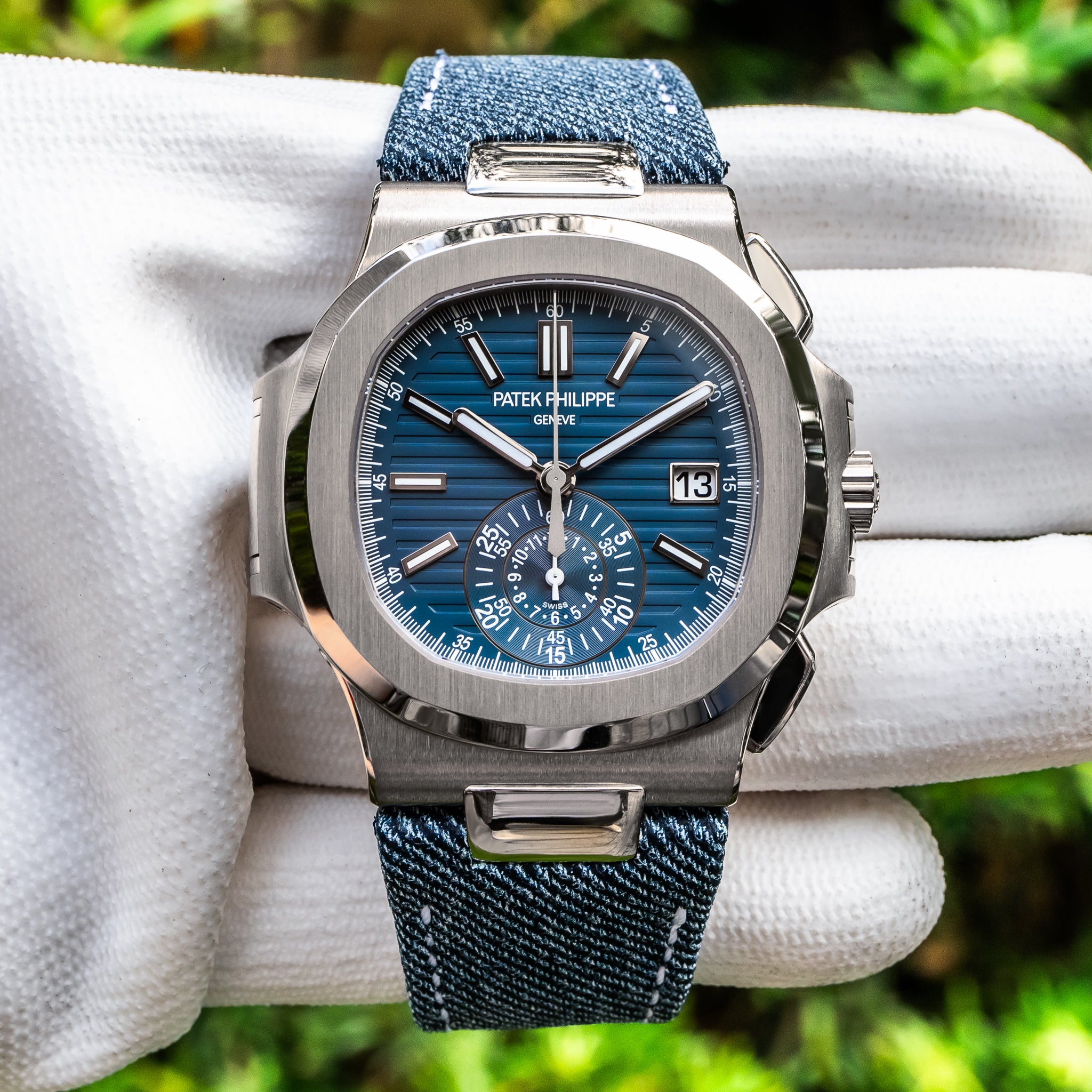 2025 Patek Philippe Nautilus 5980/60G Travel Time Chronograph