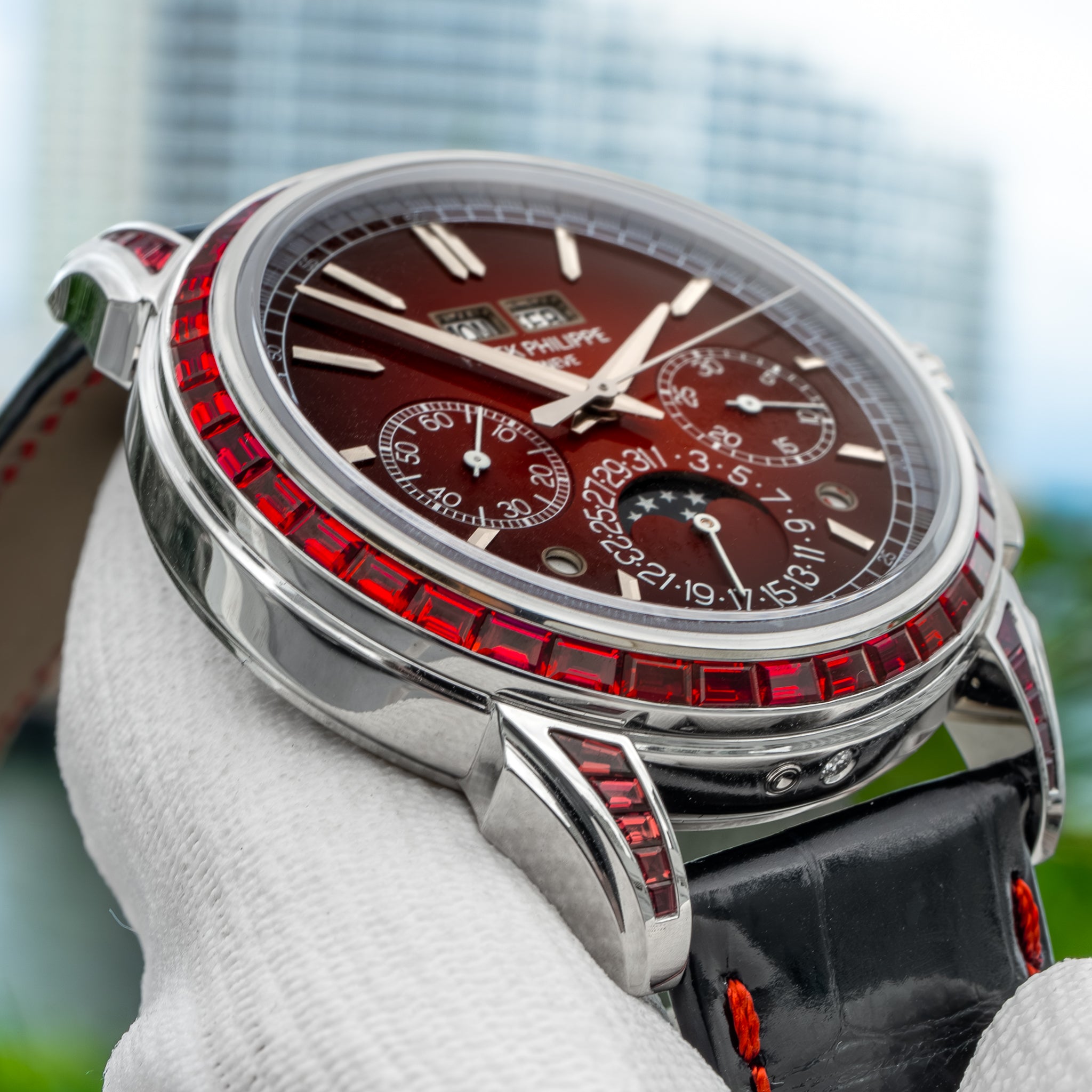 Patek Philippe Grand Complications 5271/12p Perpetual Calendar Chronograph Ruby 41mm