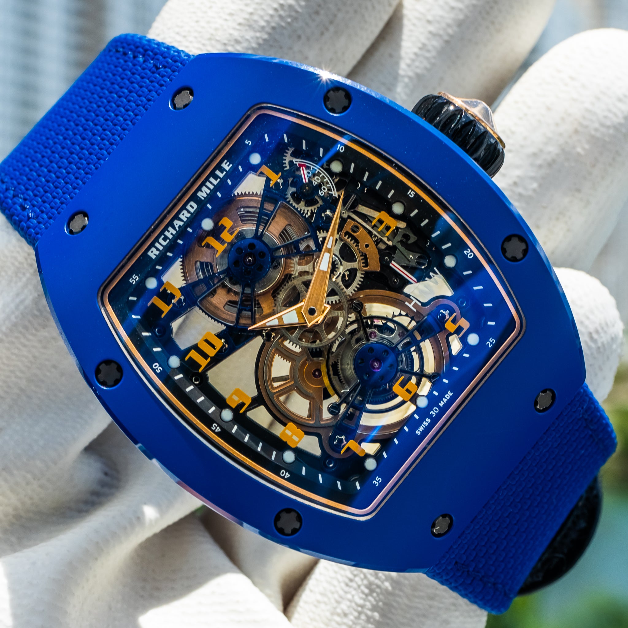 2023 Richard Mille RM17-02 Blue Ceramic Manual Winding Tourbillon