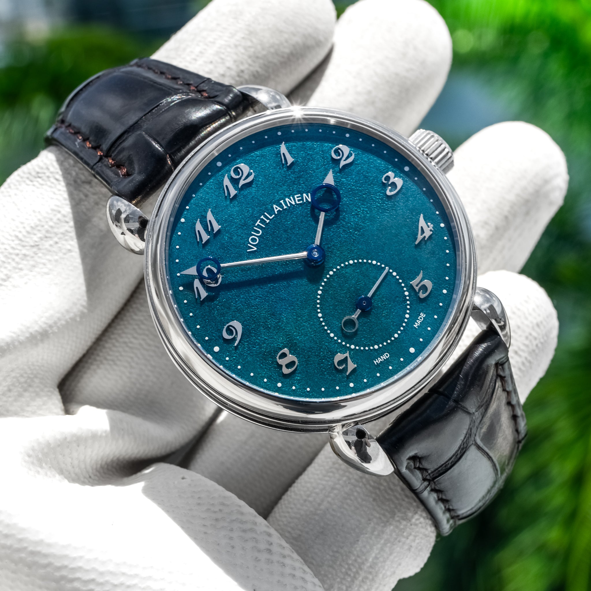 2020 Voutilainen Vingt-8 Green Enamel Dial 39mm