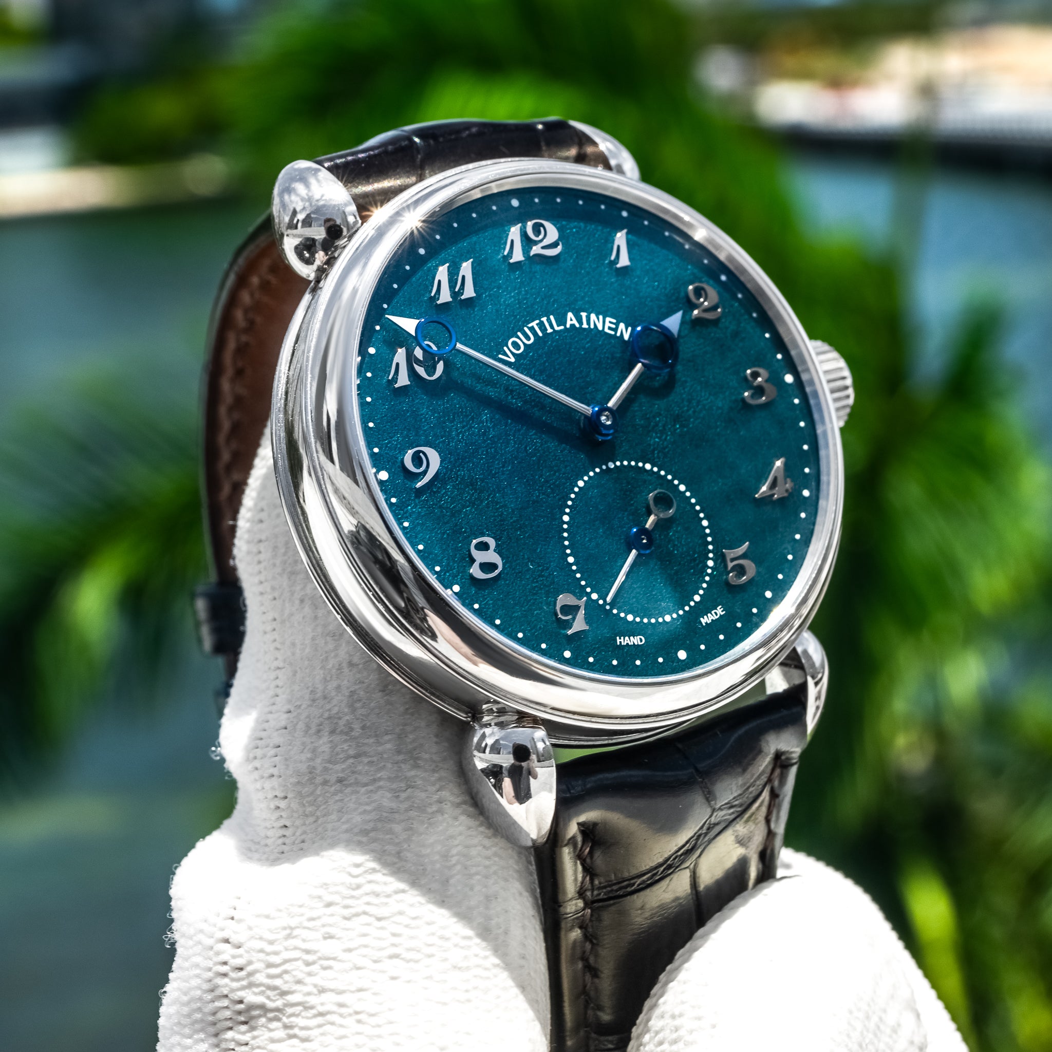 2020 Voutilainen Vingt-8 Green Enamel Dial 39mm