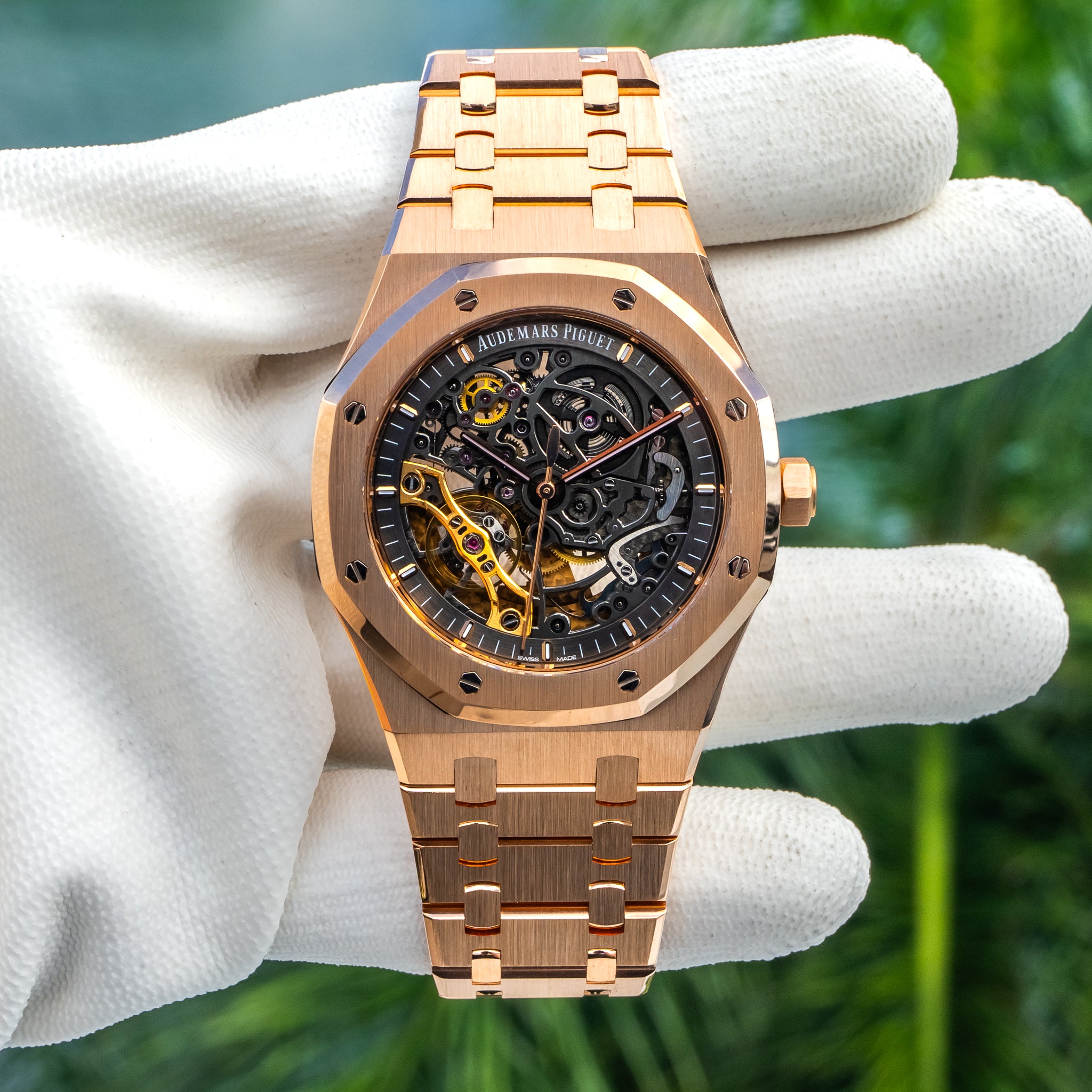 2023 Audemars Piguet 15407or Royal Oak Double Balance Wheel Openworked Rose Gold 41mm