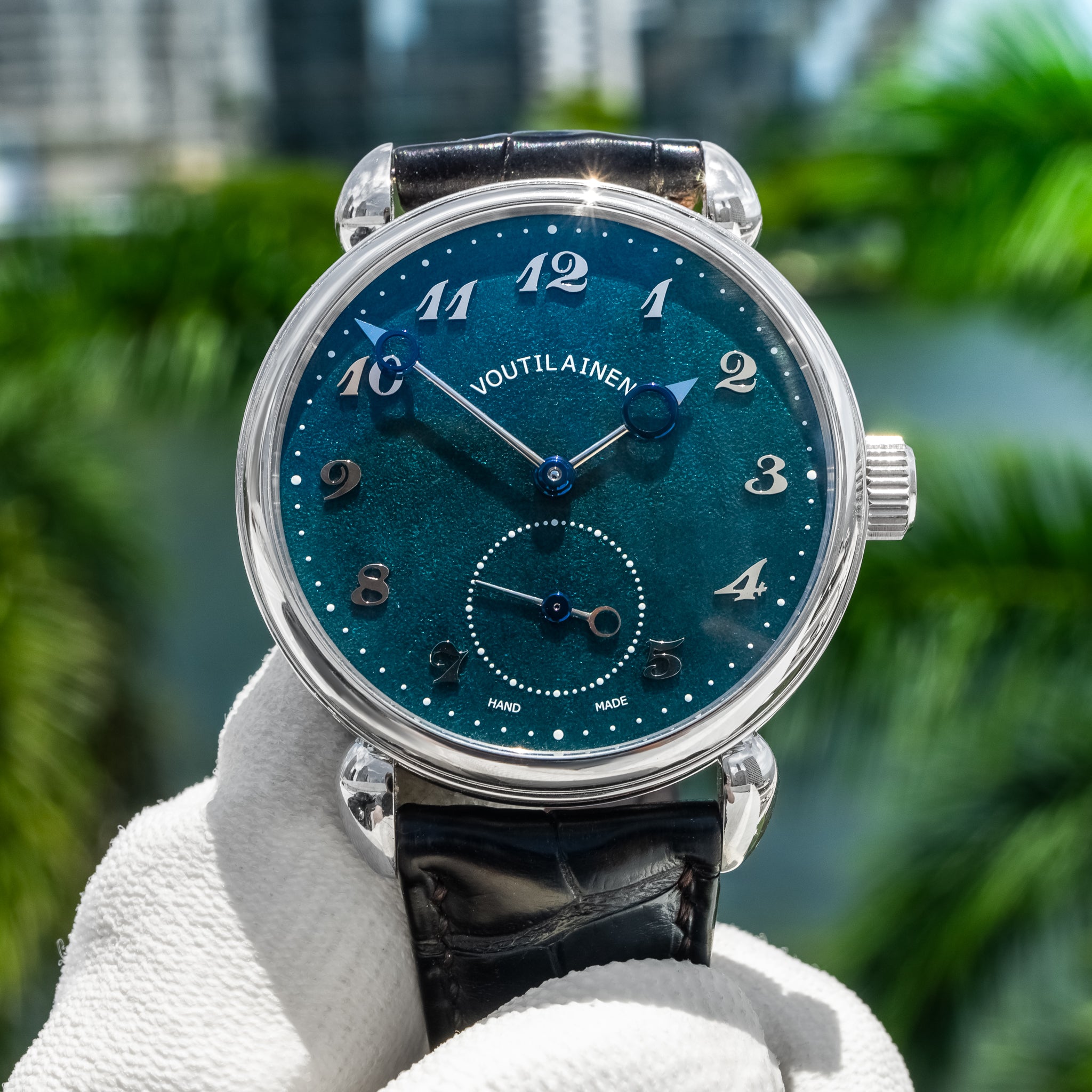 2020 Voutilainen Vingt-8 Green Enamel Dial 39mm