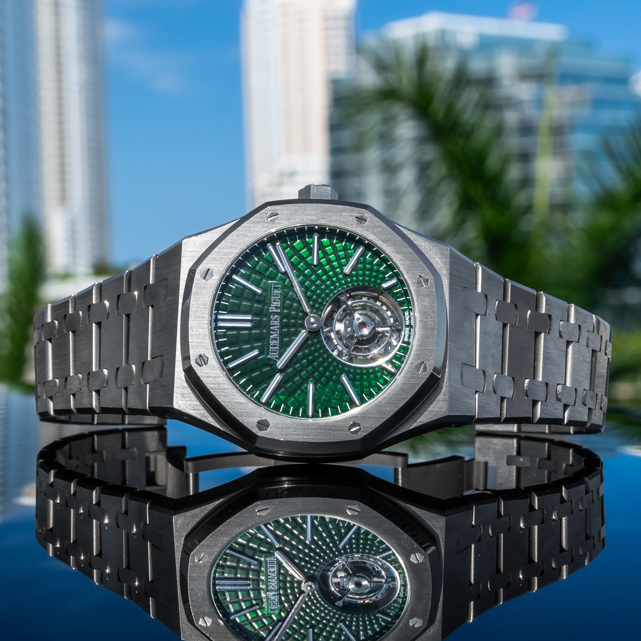 2022 Audemars Piguet Royal Oak 26534ti Flying Tourbillon Green