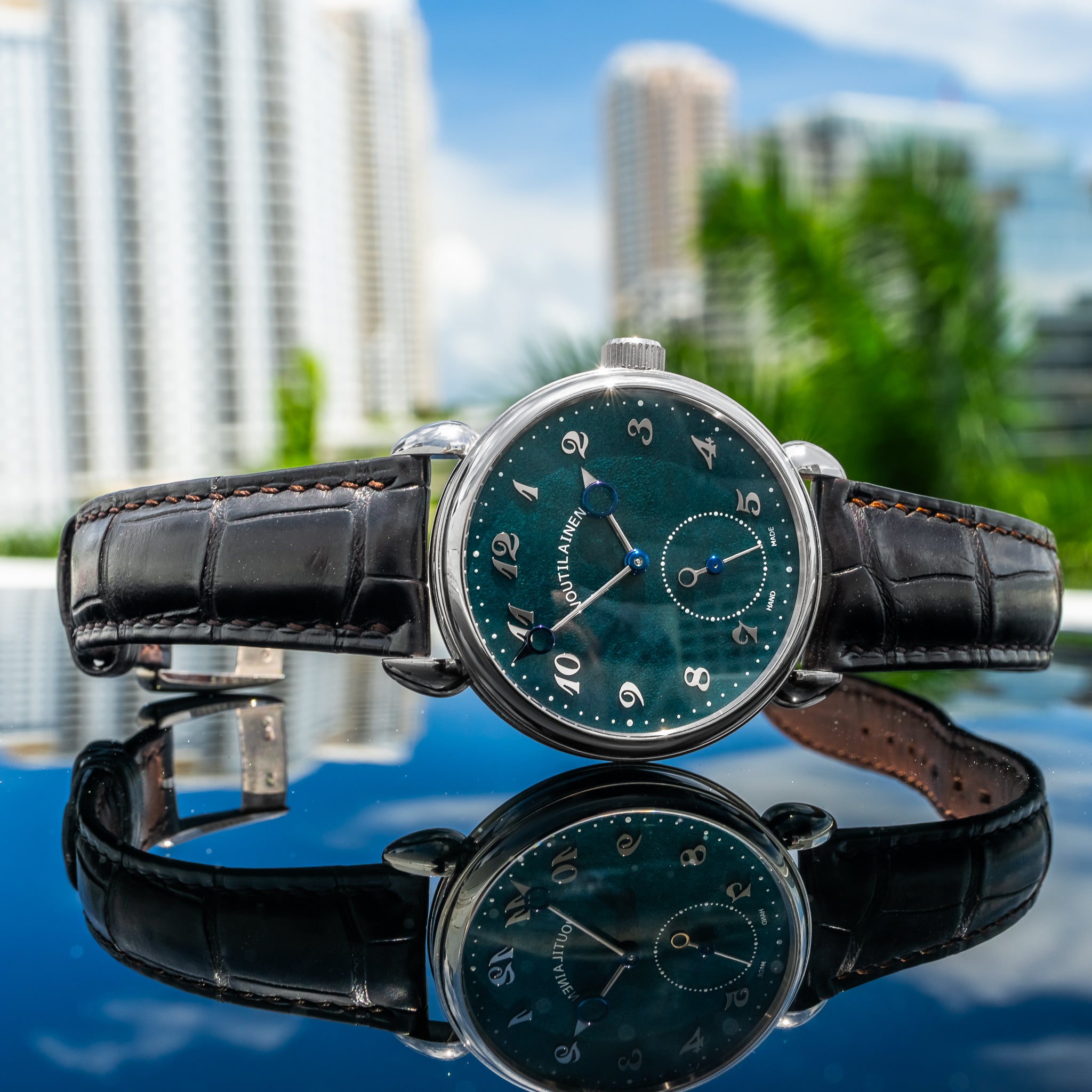 2020 Voutilainen Vingt-8 Green Enamel Dial 39mm