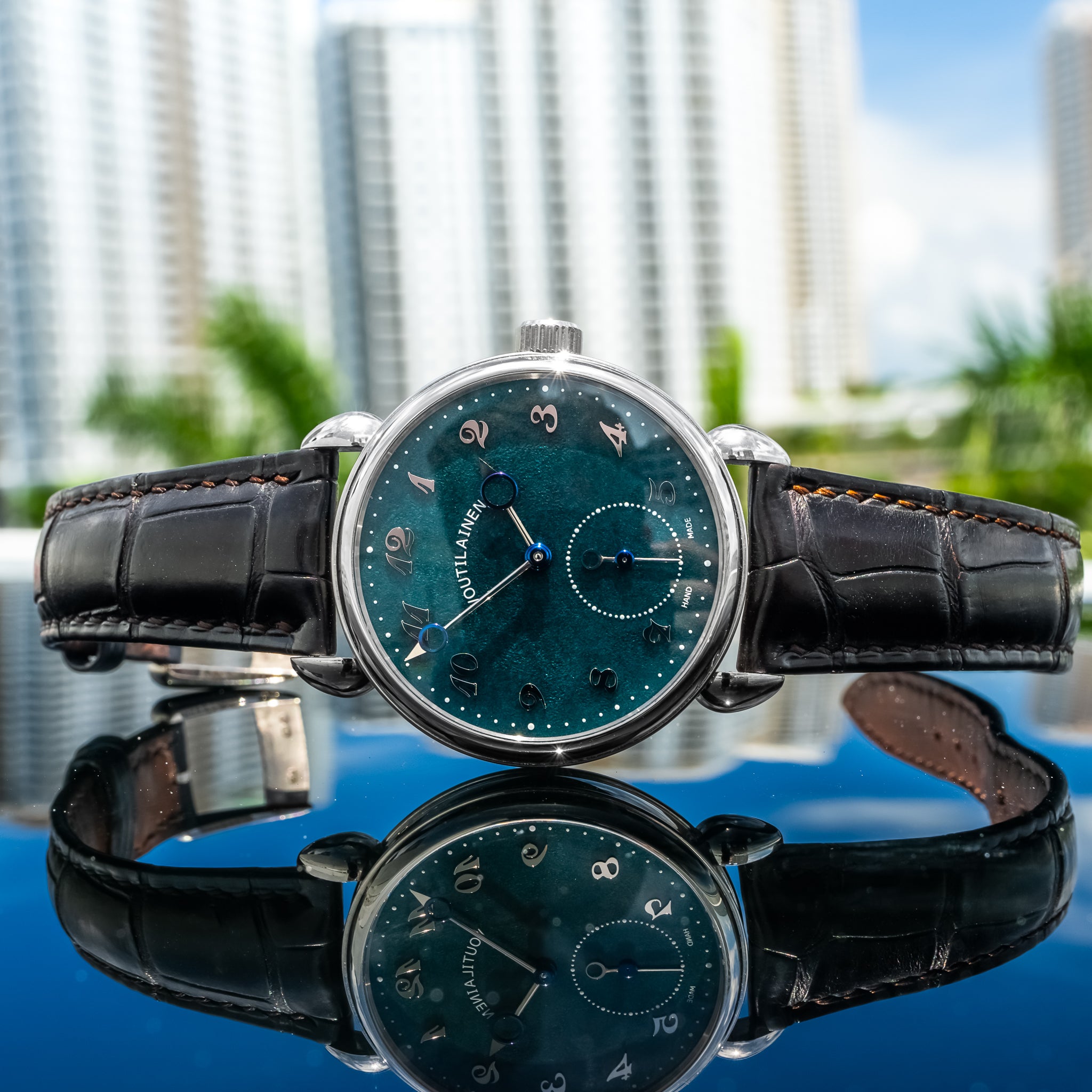 2020 Voutilainen Vingt-8 Green Enamel Dial 39mm