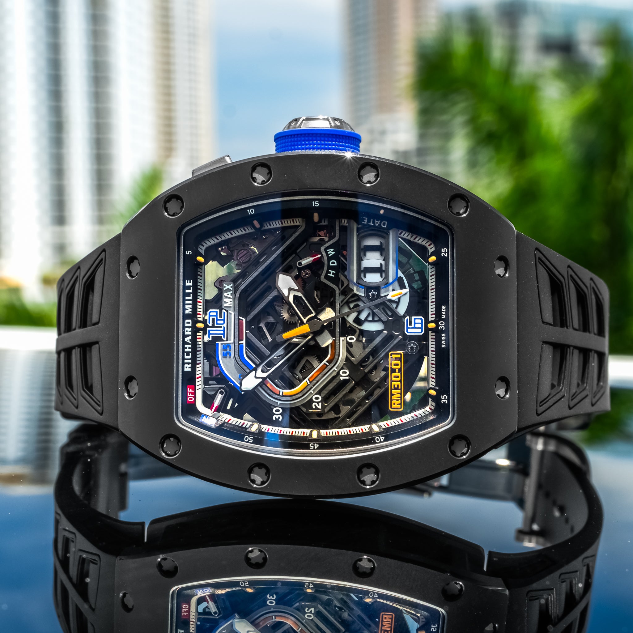 2026 Richard Mille RM 30-01 Black Ceramic 42.7 mm x 50 mm