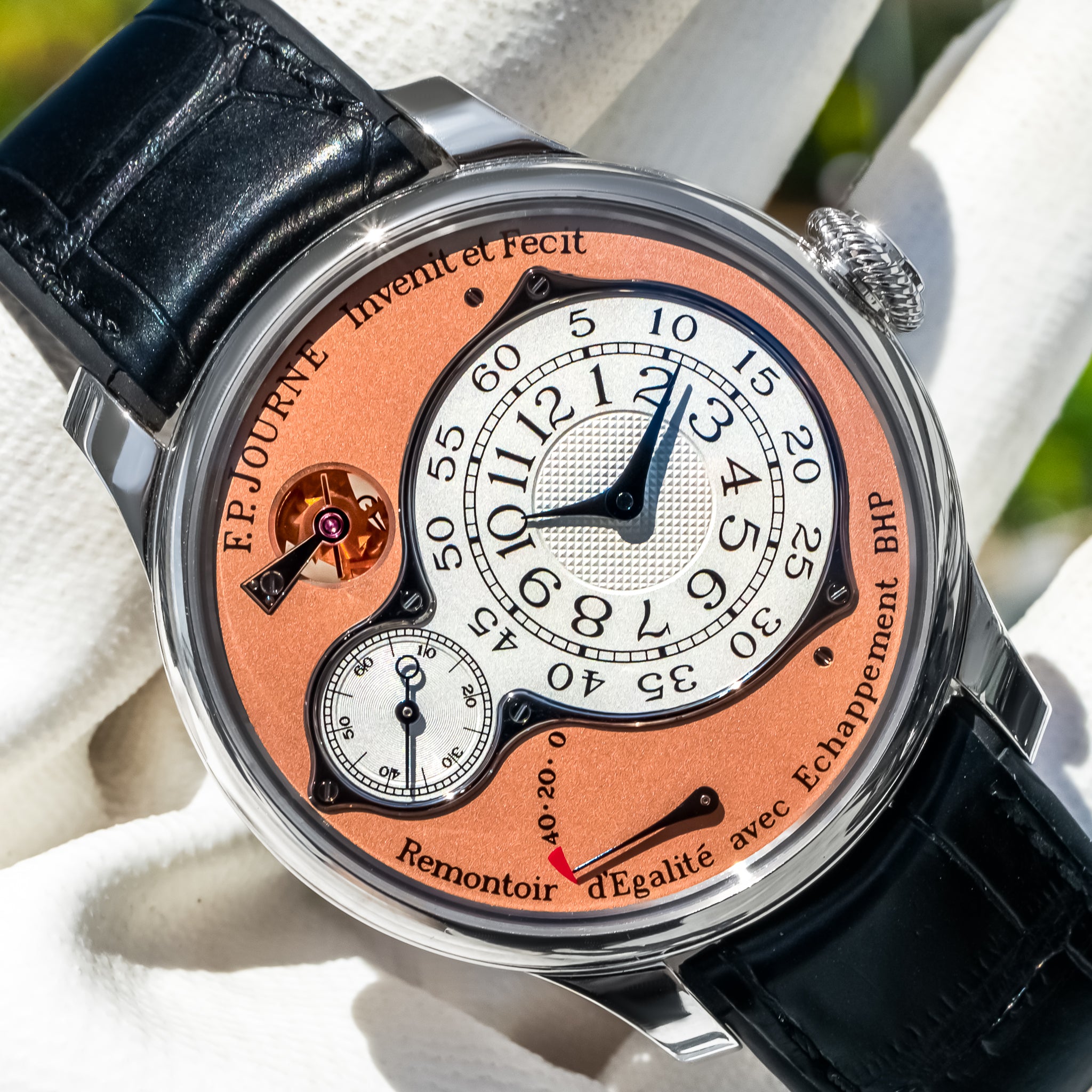 F.P. Journe Chronomètre Optimum Platinum Salmon Dial 40mm