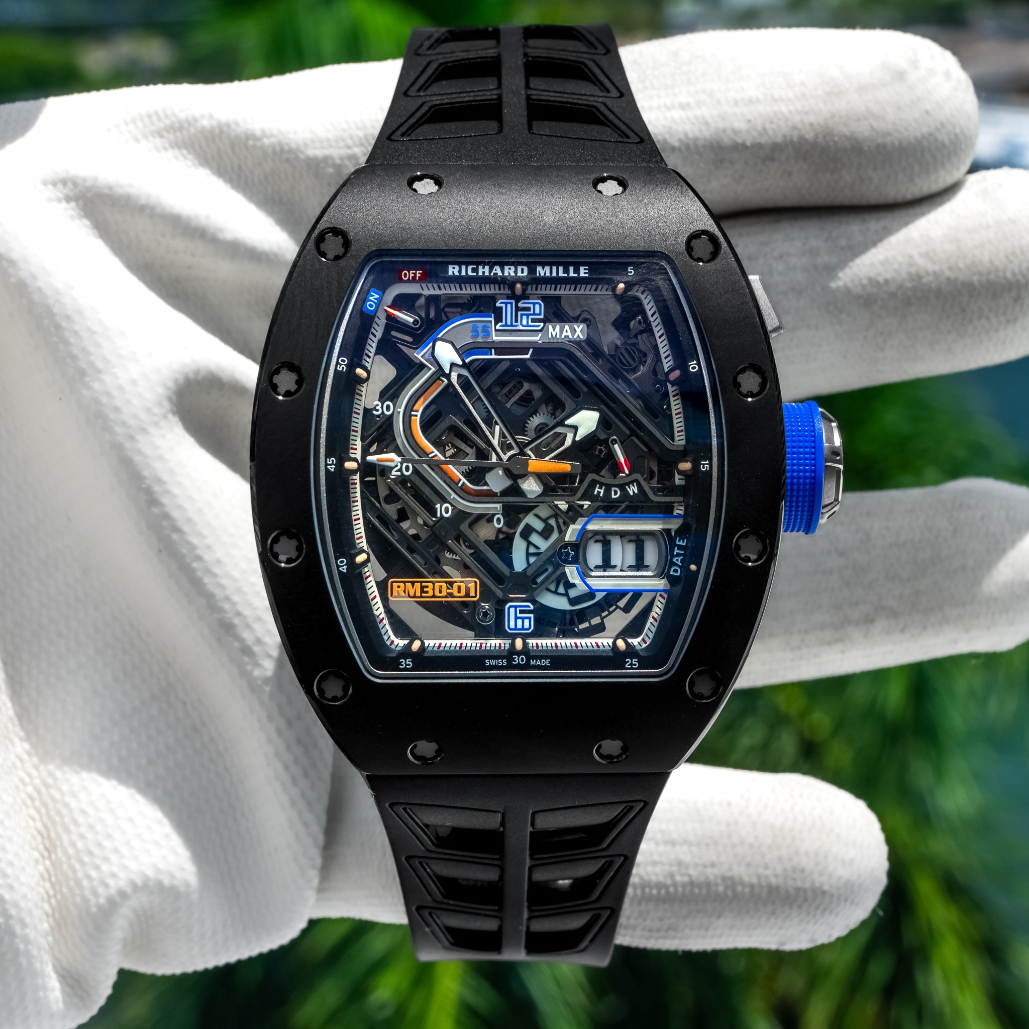 2026 Richard Mille RM 30-01 Black Ceramic 42.7 mm x 50 mm