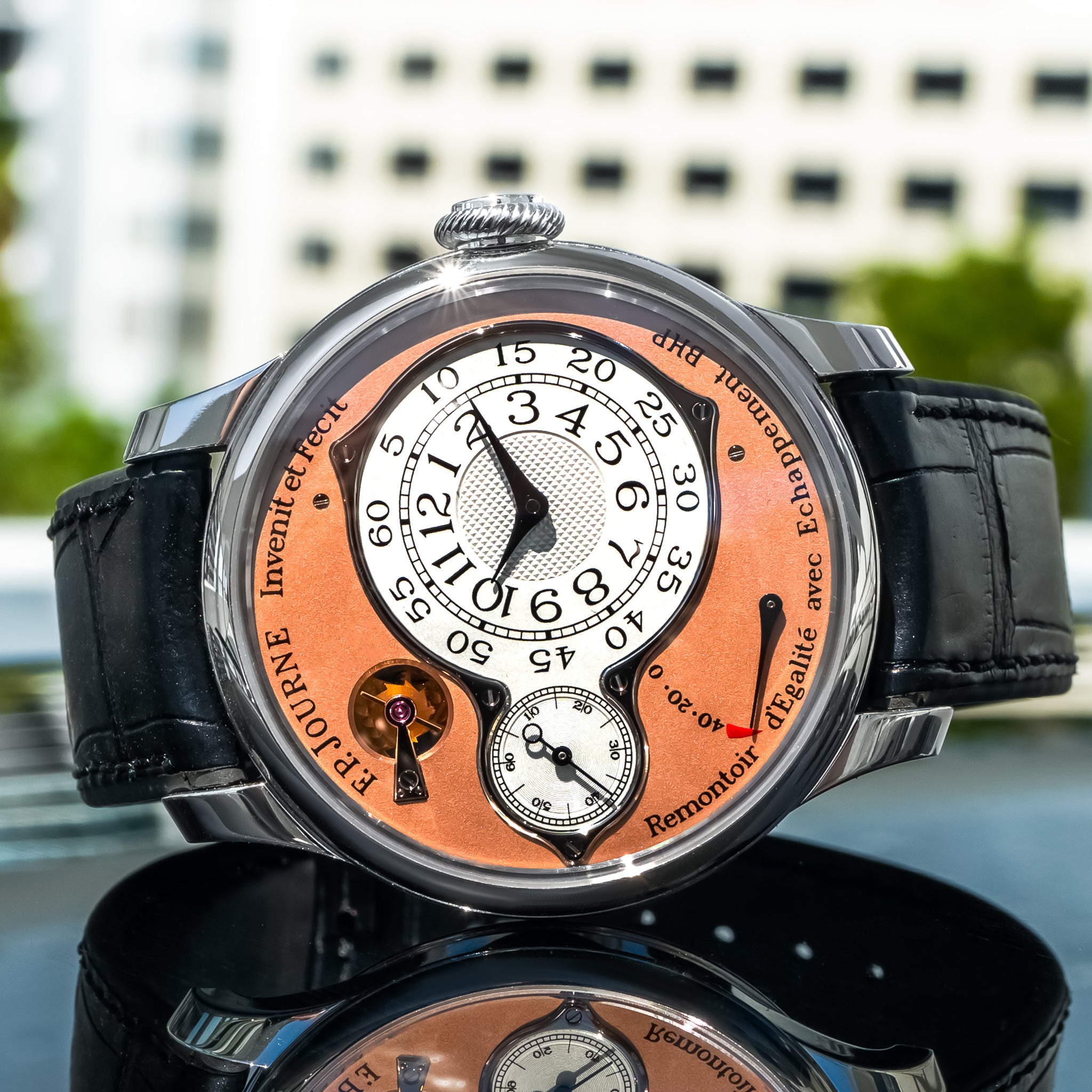 F.P. Journe Chronomètre Optimum Platinum Salmon Dial 40mm