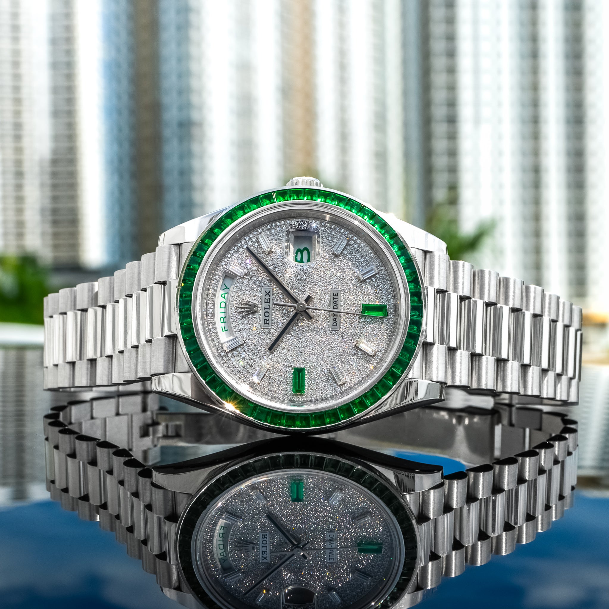 Rolex Day-Date 228396TEM Emerald 40mm