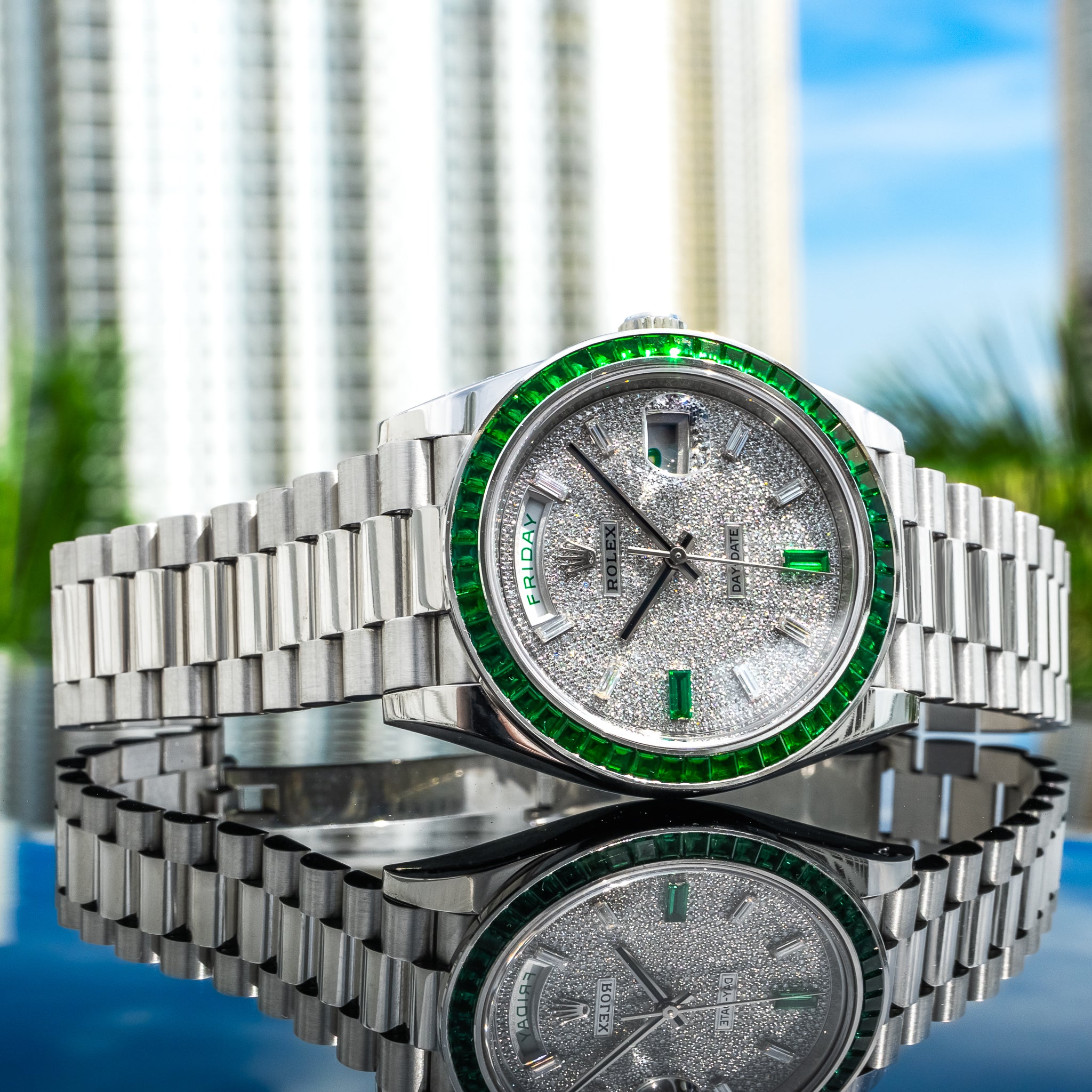 Rolex Day-Date 228396TEM Emerald 40mm