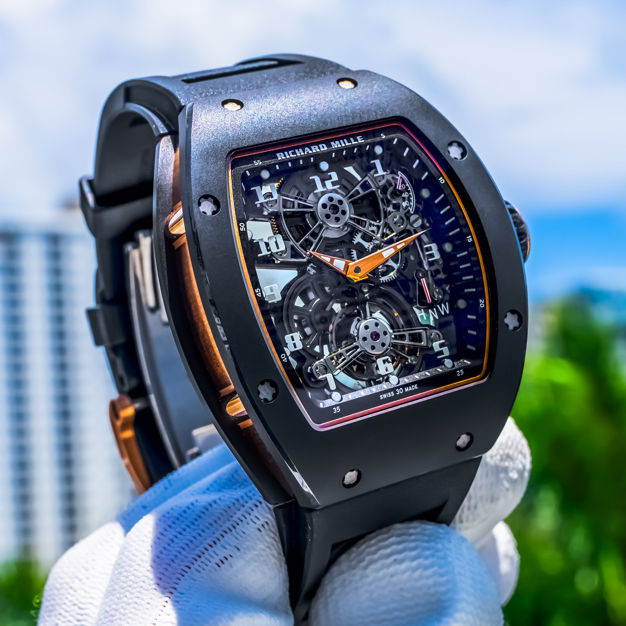 2022 Richard Mille RM17-01 Black Ceramic Manual Winding Tourbillon